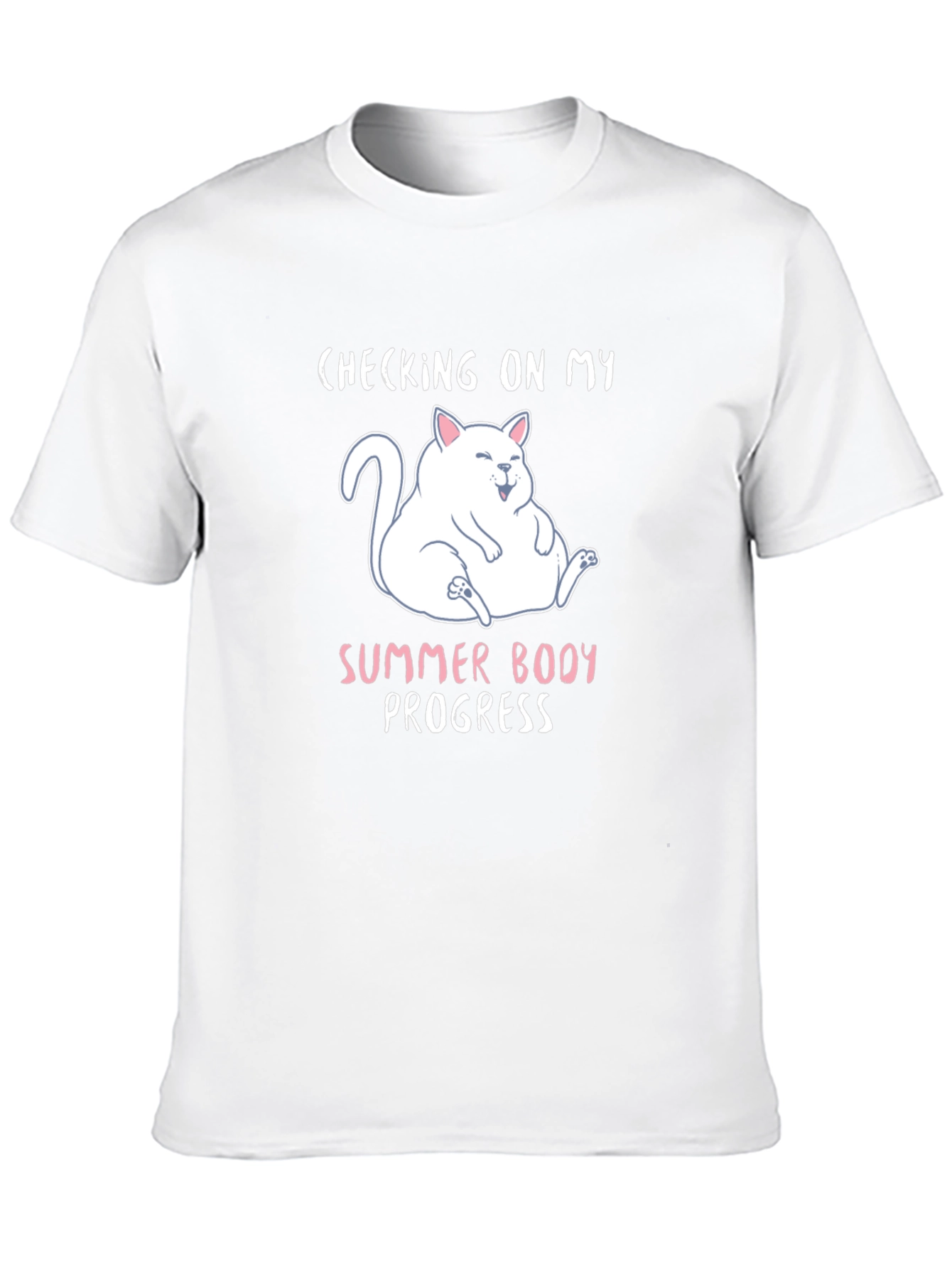Funny Cat Summer Body T-Shirt