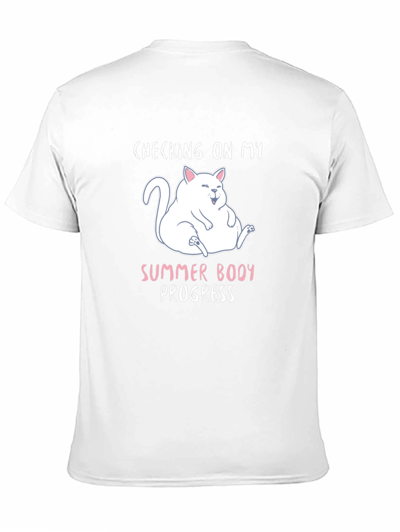 Funny Cat Summer Body T-Shirt