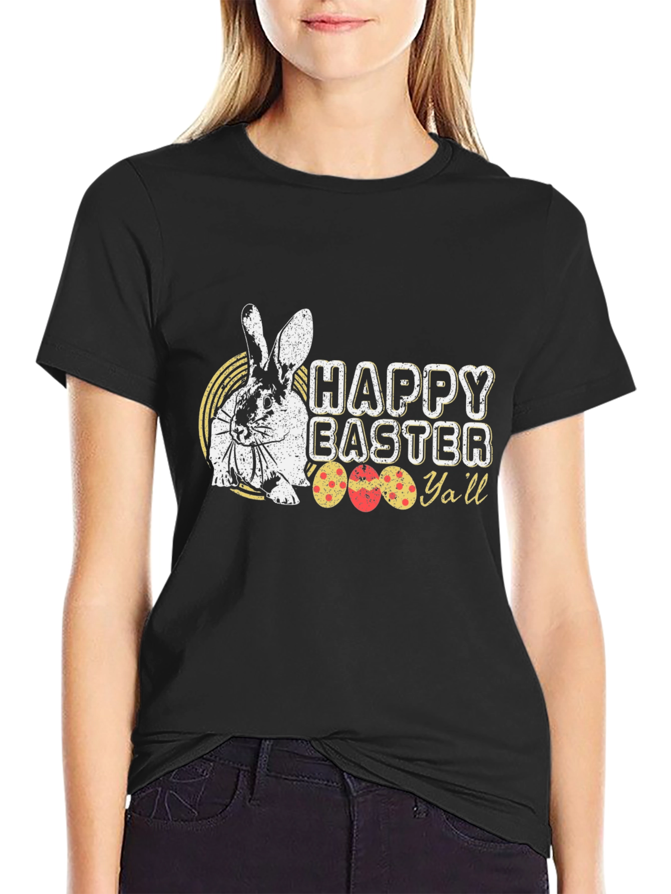 Happy Easter Yall Bunny T-Shirt