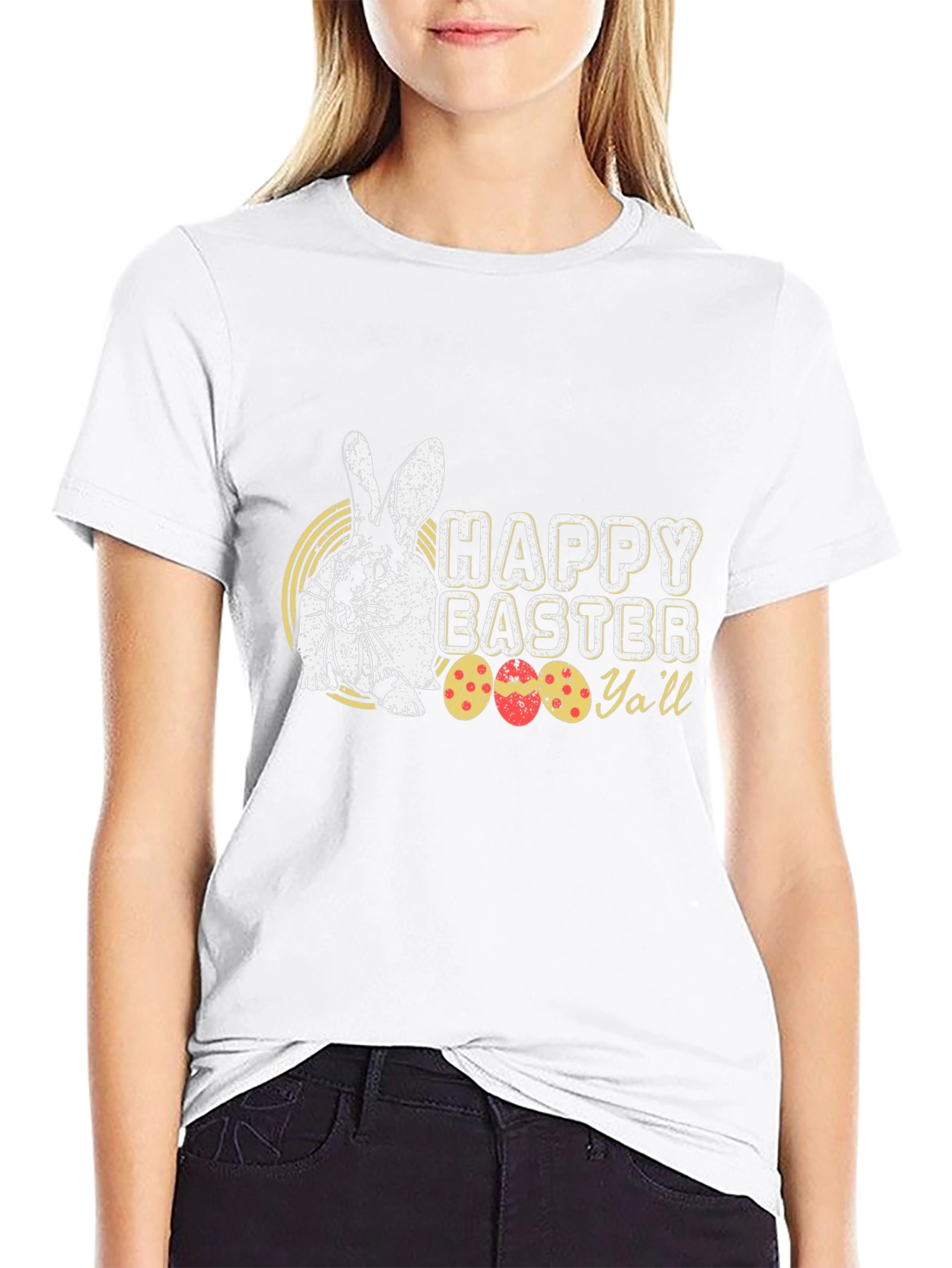 Happy Easter Yall Bunny T-Shirt