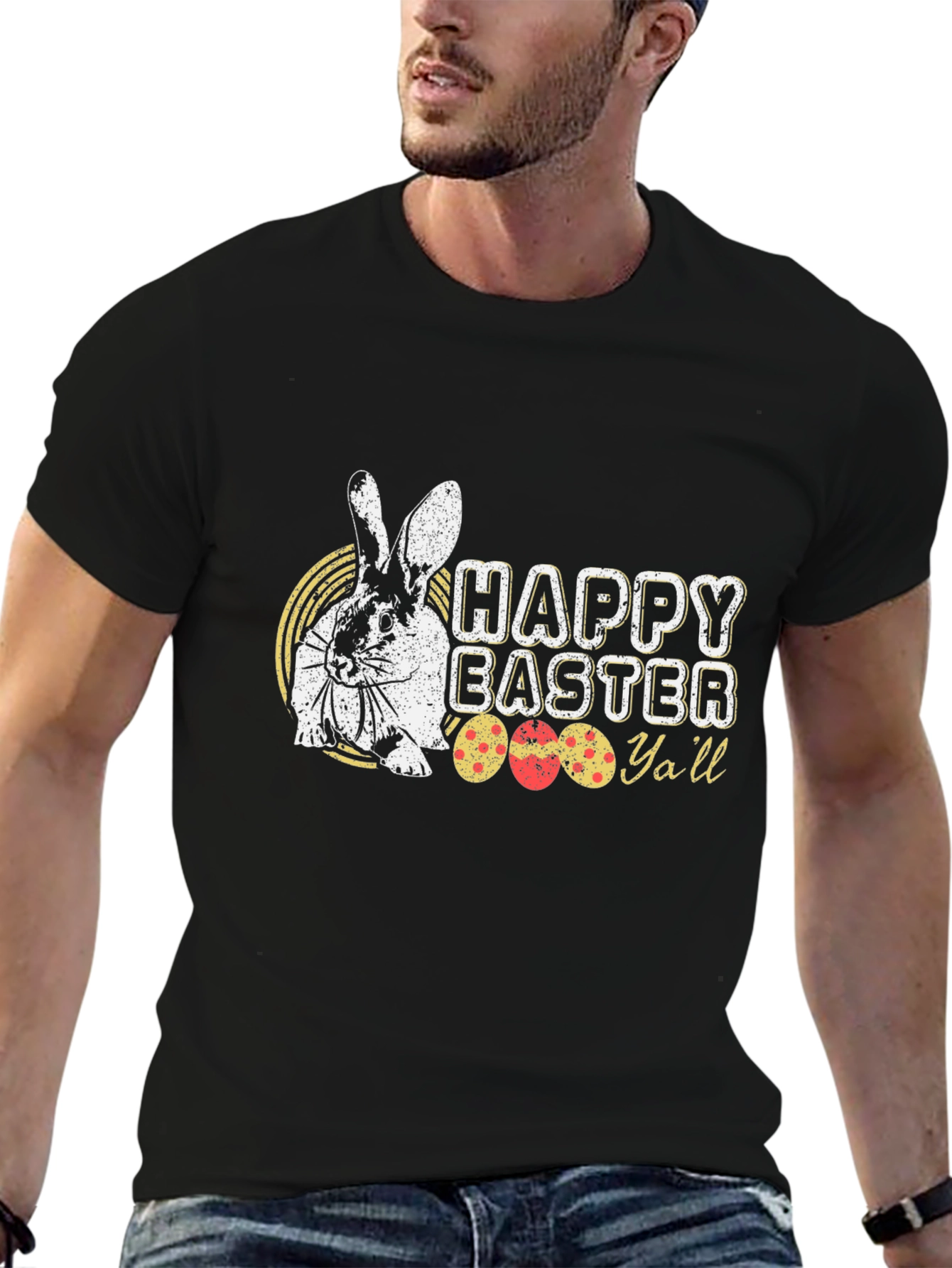 Happy Easter Yall Bunny T-Shirt