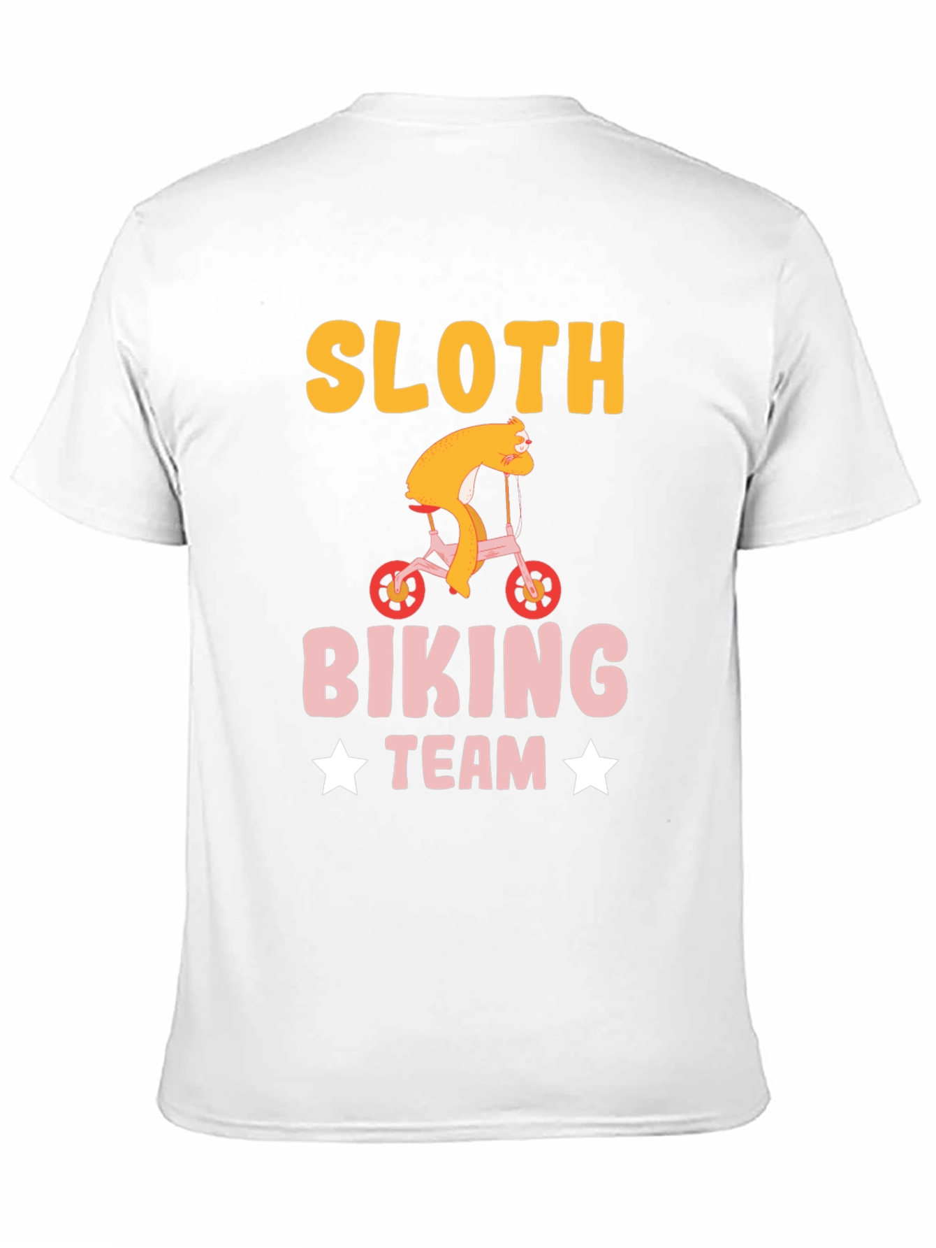 Sloth Biking Team T-Shirt Funny Sloth Tee