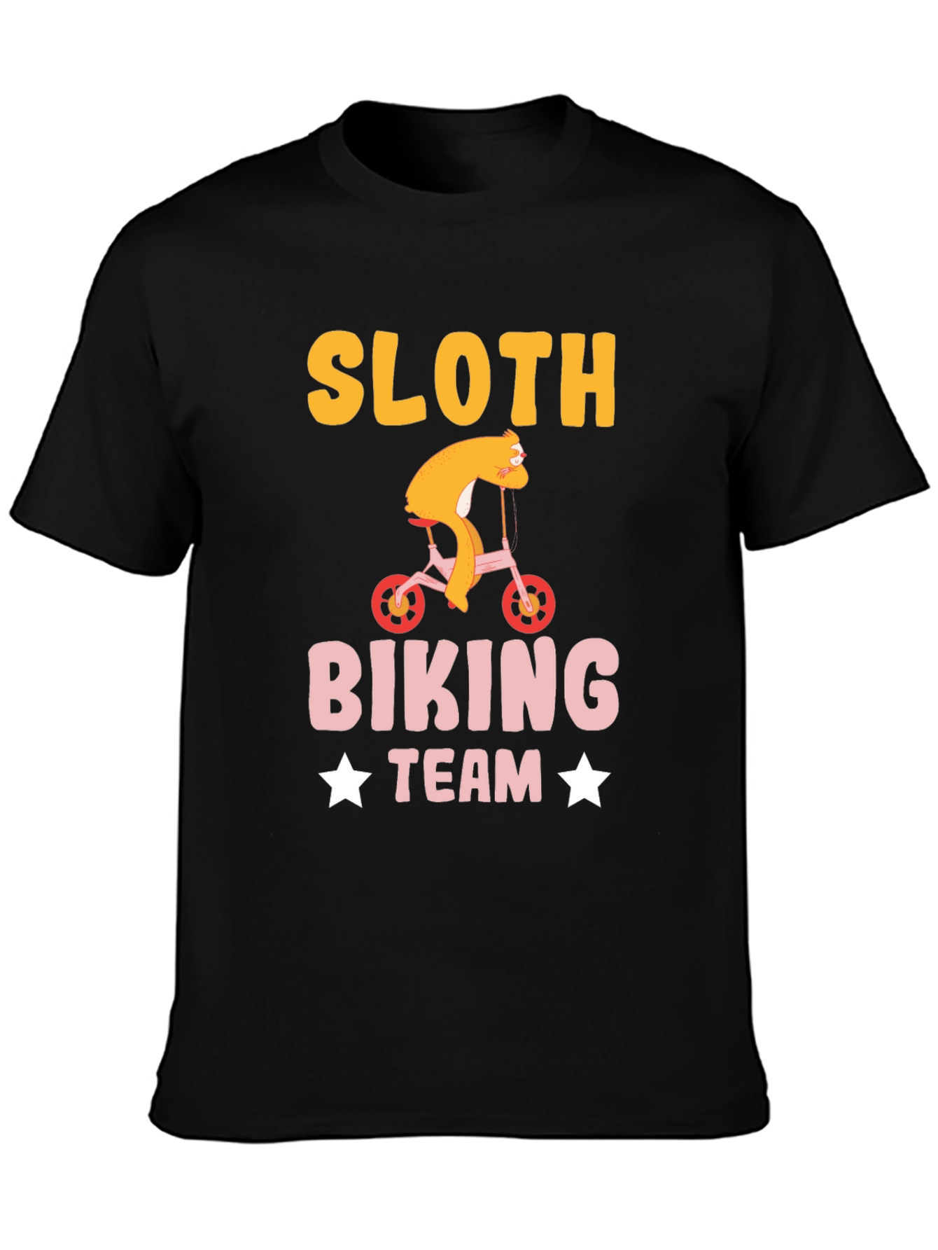 Sloth Biking Team T-Shirt Funny Sloth Tee