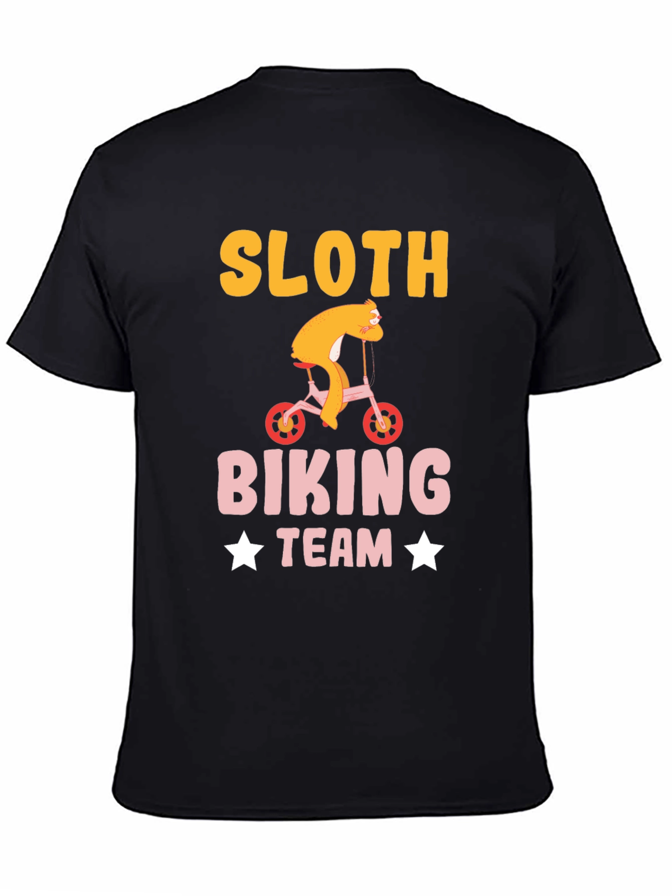 Sloth Biking Team T-Shirt Funny Sloth Tee