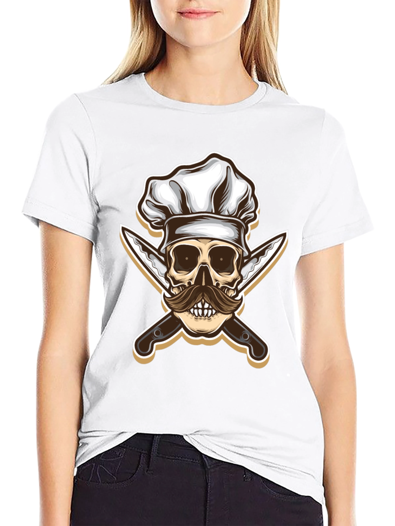 Skull Chef T-Shirt - Culinary Crossbones