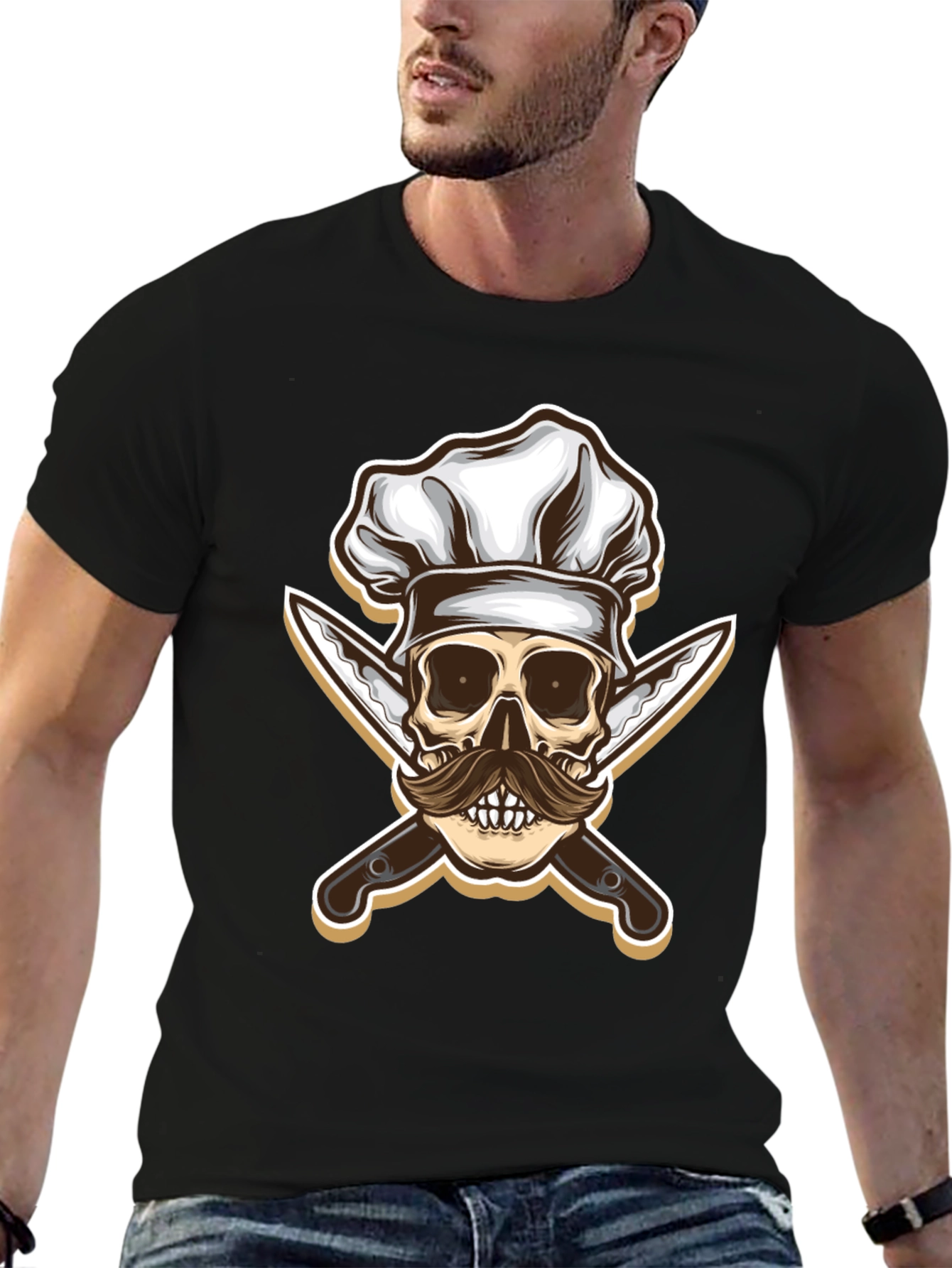 Skull Chef T-Shirt - Culinary Crossbones