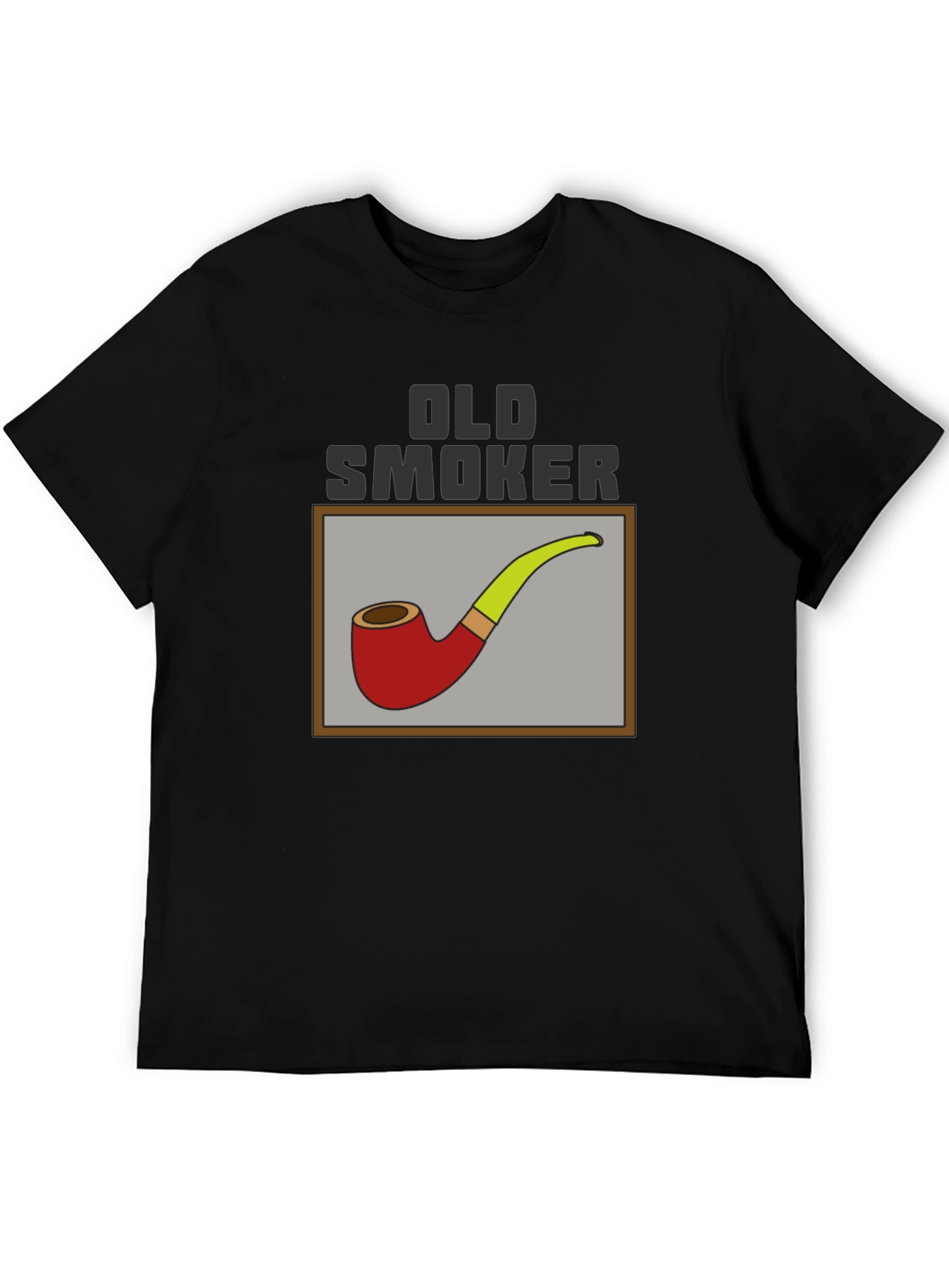Old Smoker Pipe T-Shirt - Classic Design