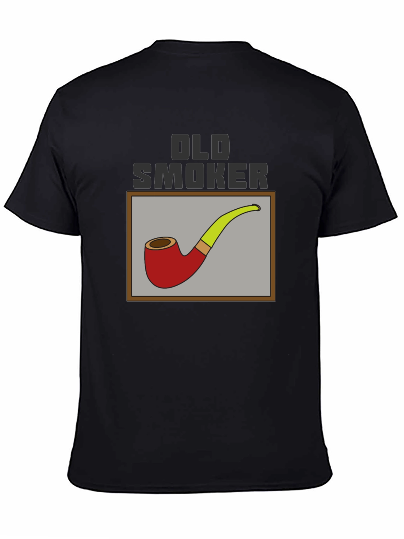 Old Smoker Pipe T-Shirt - Classic Design