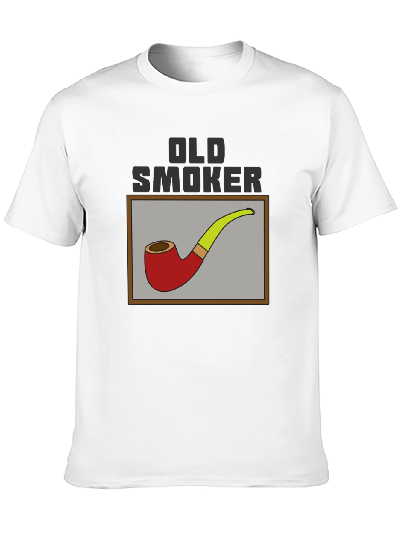 Old Smoker Pipe T-Shirt - Classic Design