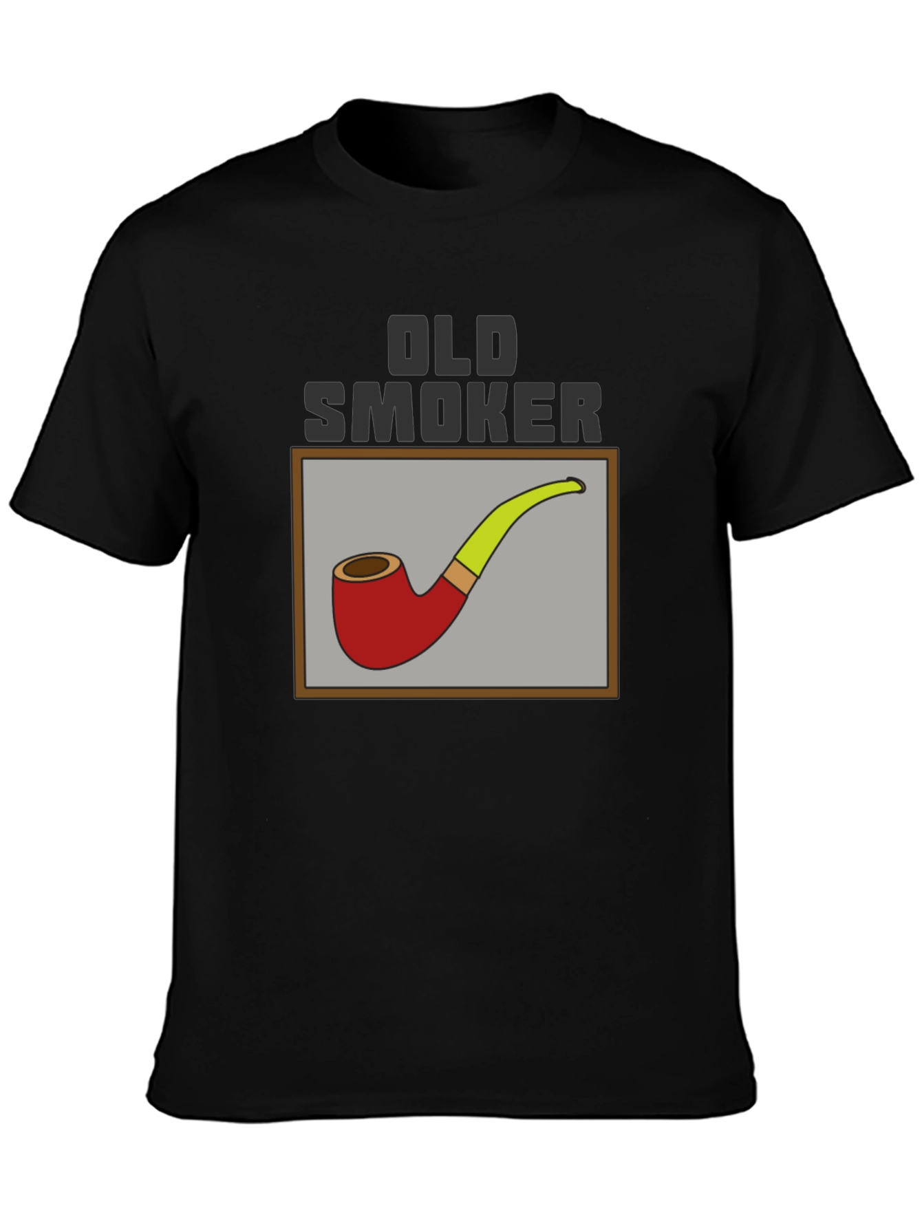 Old Smoker Pipe T-Shirt - Classic Design