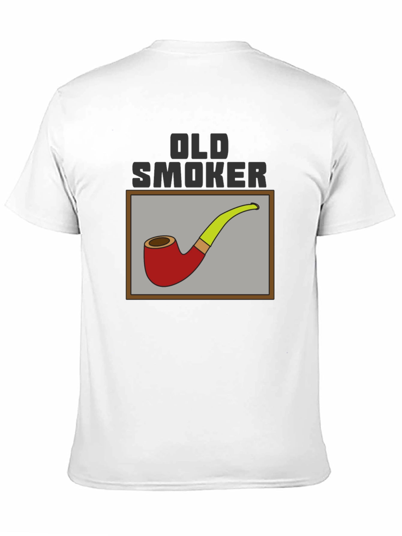 Old Smoker Pipe T-Shirt - Classic Design