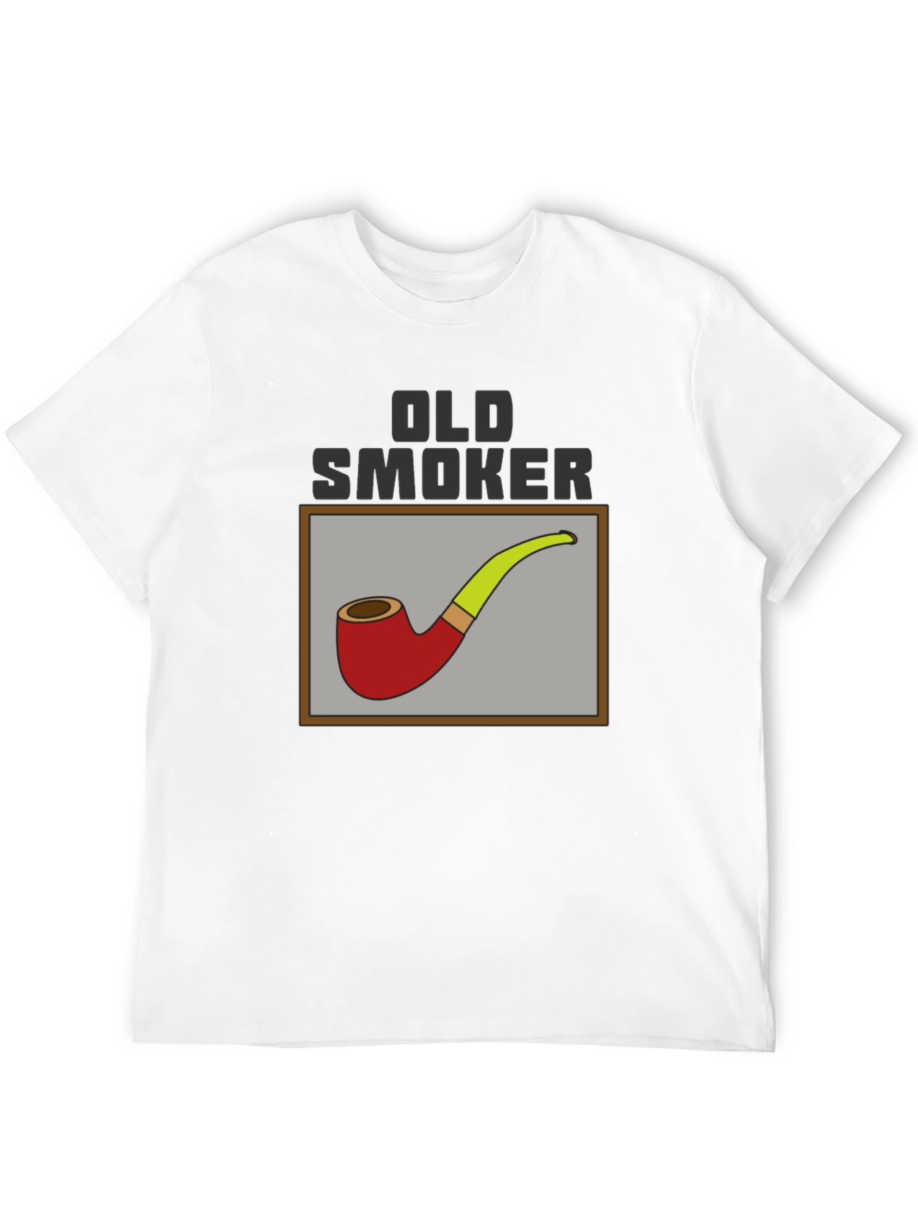 Old Smoker Pipe T-Shirt - Classic Design