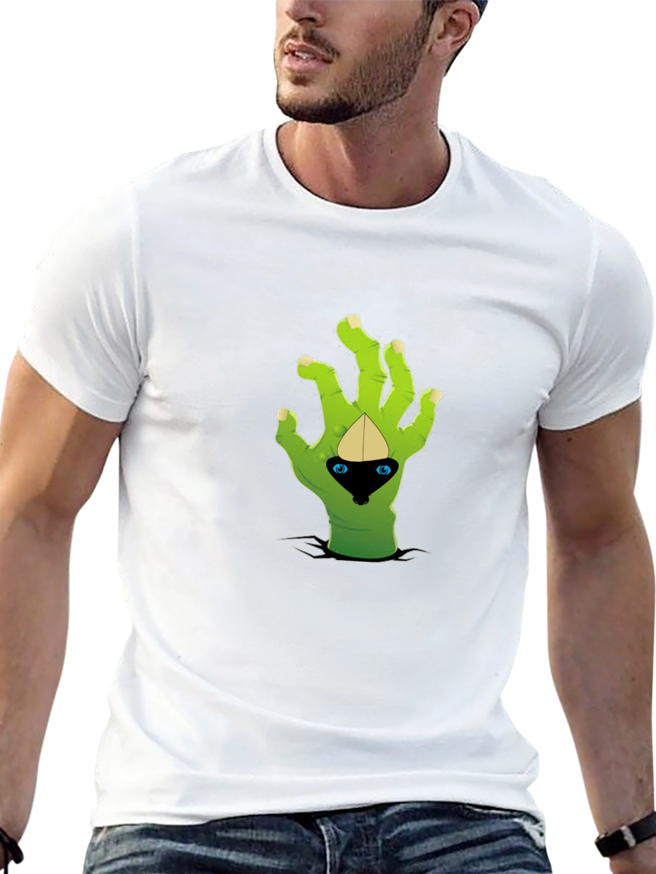 Zombie Hand T-Shirt - Black Graphic Tee