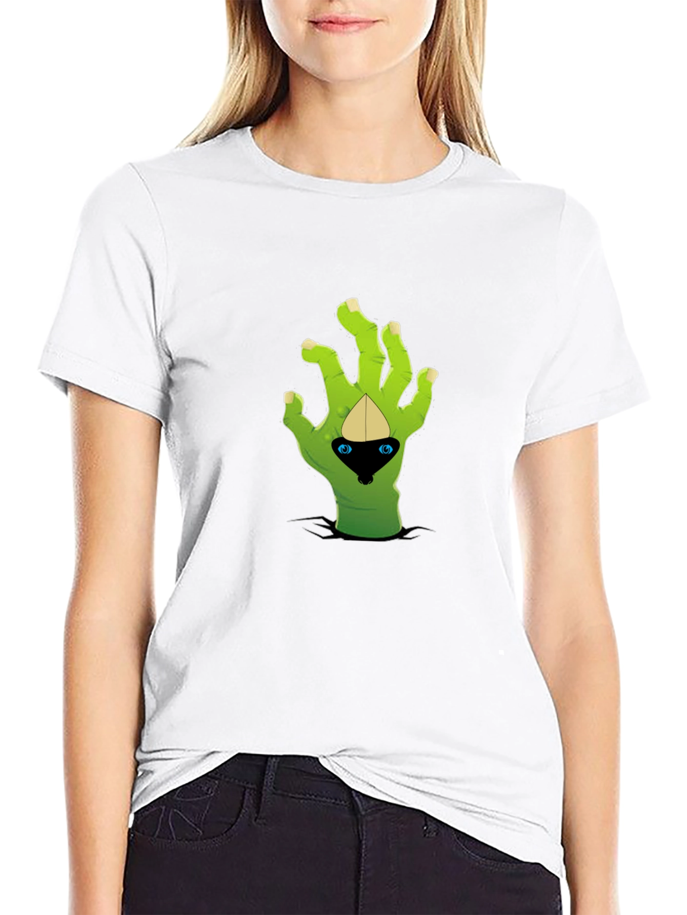 Zombie Hand T-Shirt - Black Graphic Tee