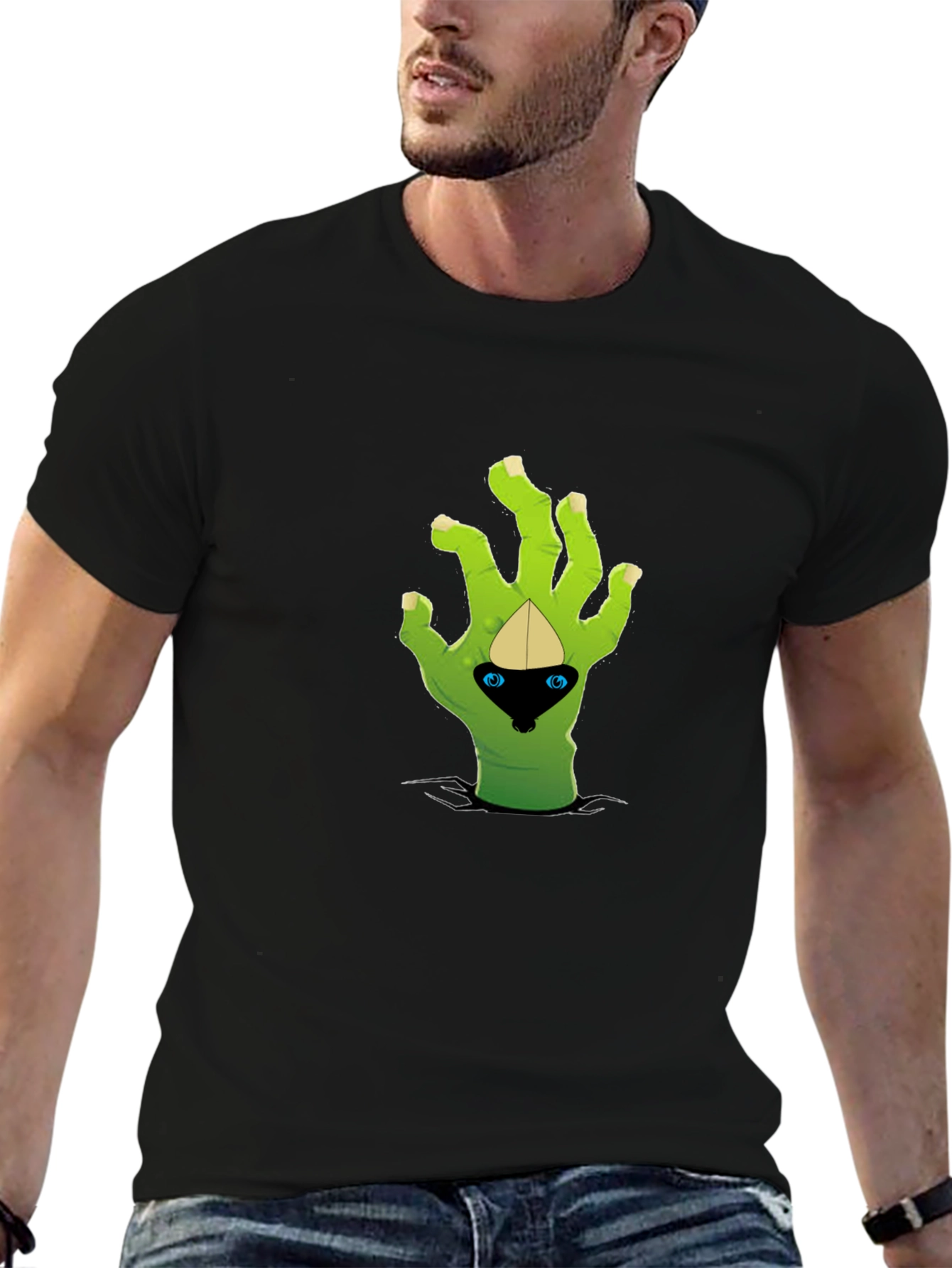 Zombie Hand T-Shirt - Black Graphic Tee
