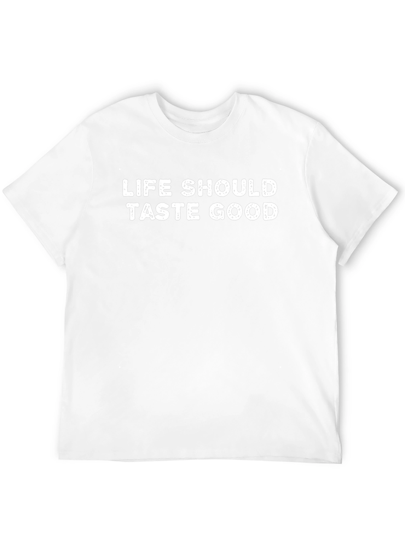 Life Should Taste Good Black Graphic Tee