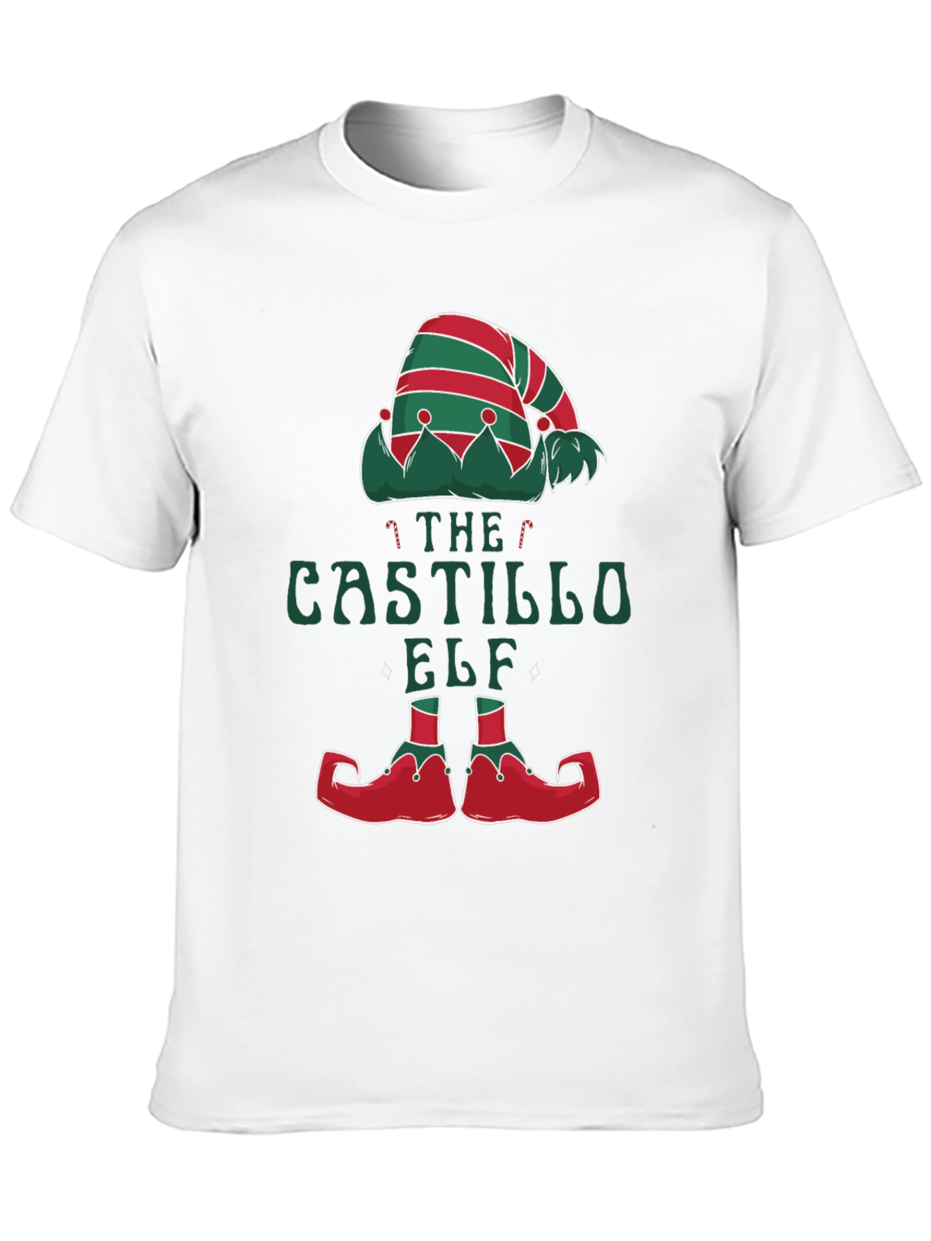 Castillo Elf Christmas T-Shirt - Holiday Apparel