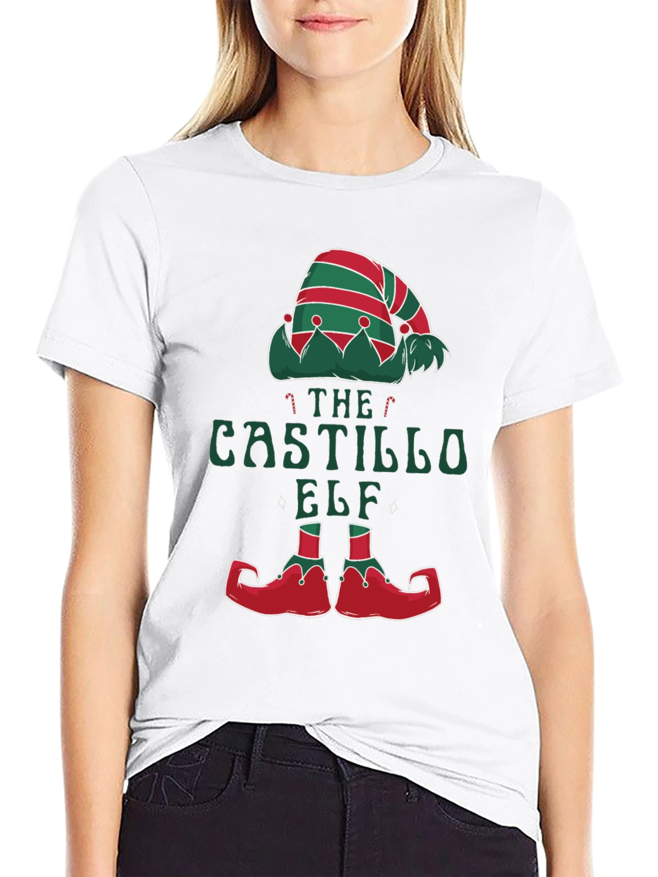 Castillo Elf Christmas T-Shirt - Holiday Apparel
