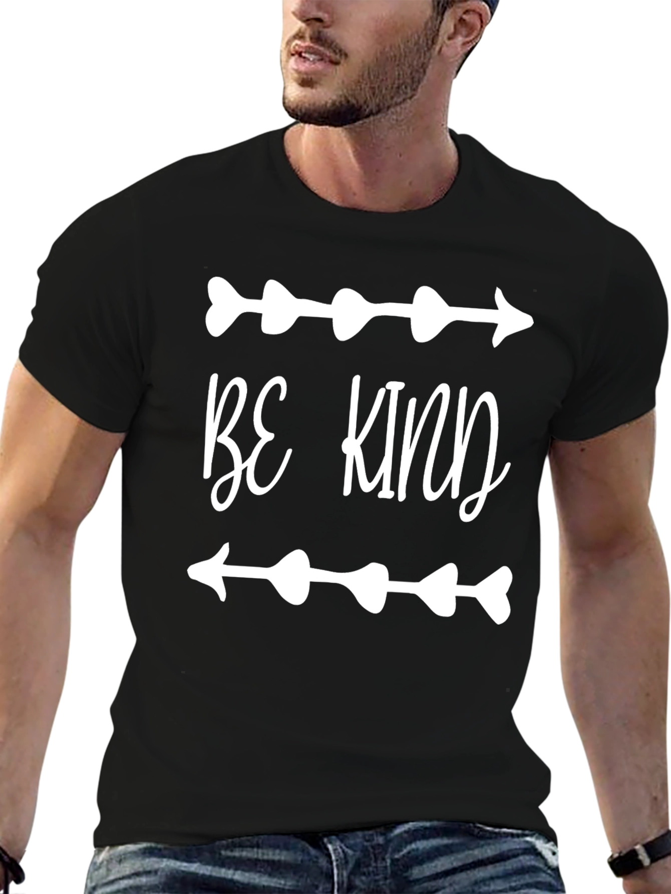 Be Kind T-Shirt - Arrow Heart Design