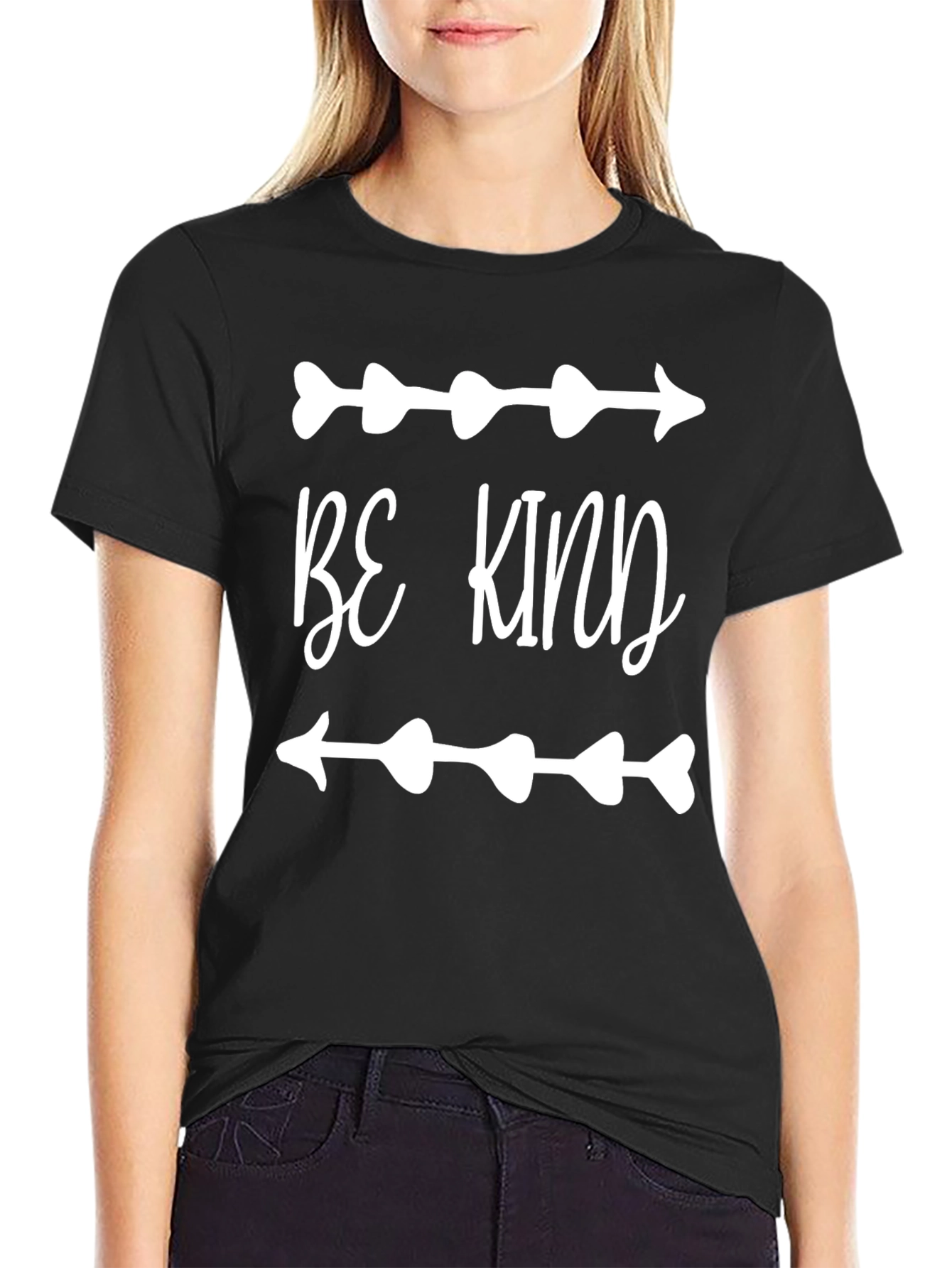 Be Kind T-Shirt - Arrow Heart Design