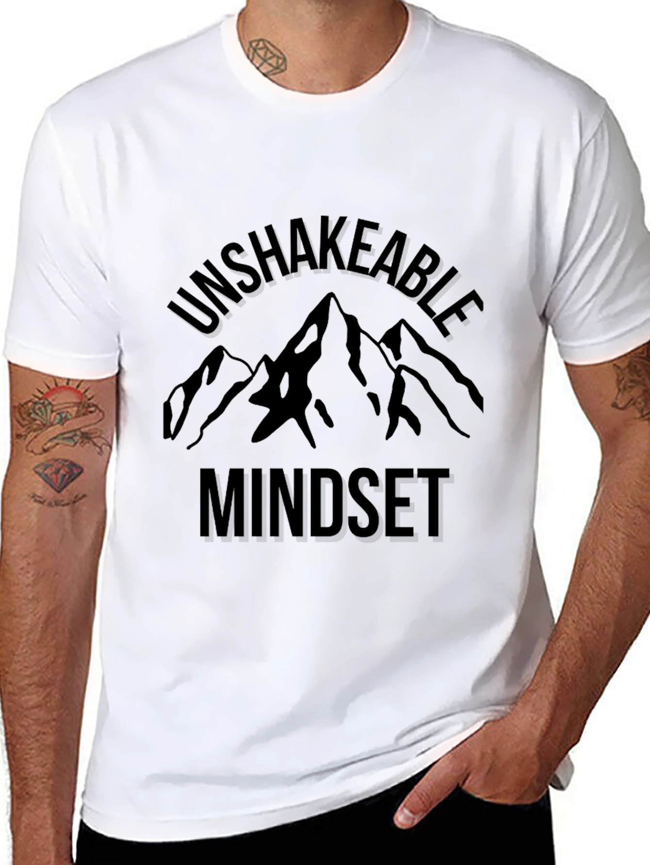 Unshakeable Mindset Mountain Graphic Tee