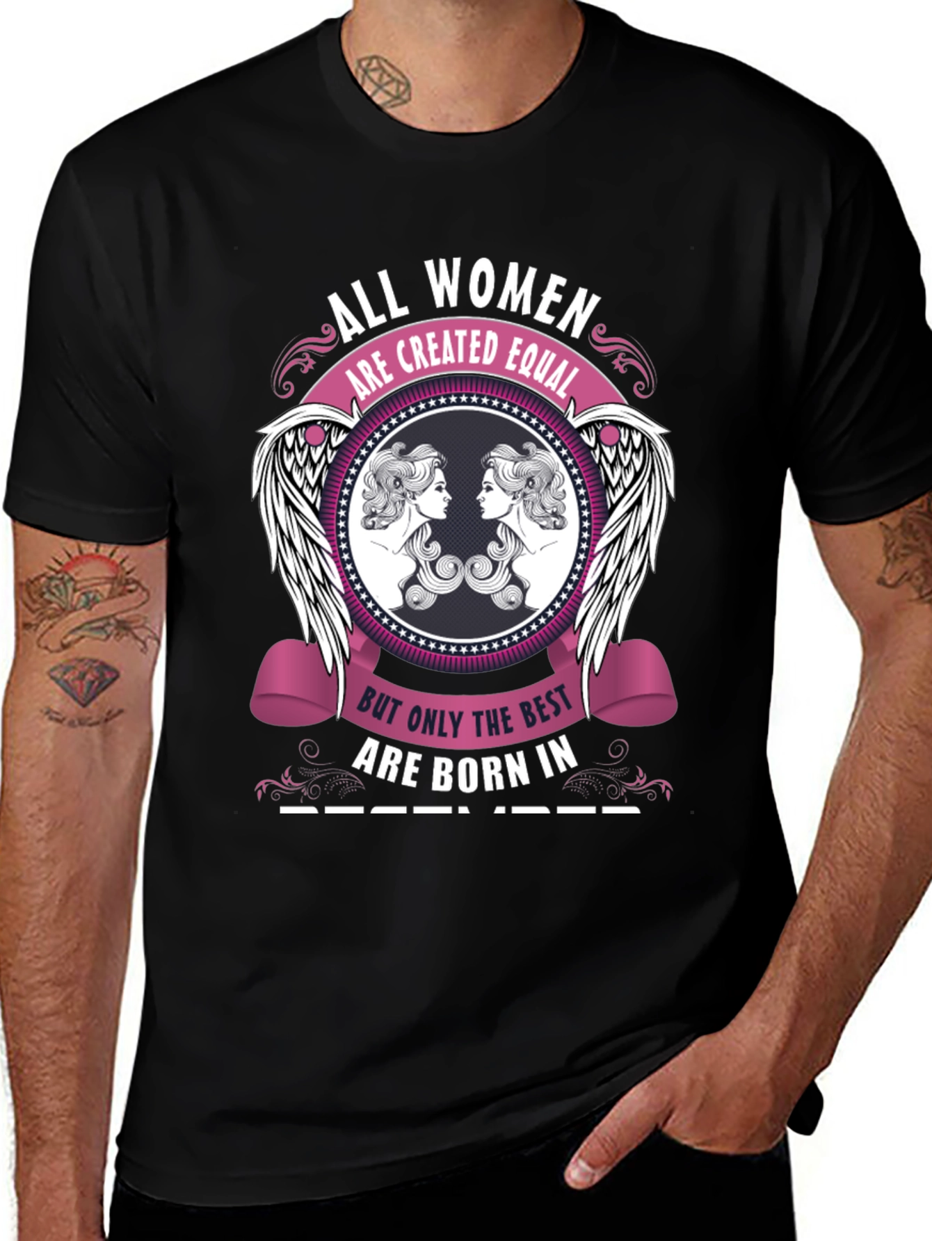 All Women Are Created Equal December T-Shirt