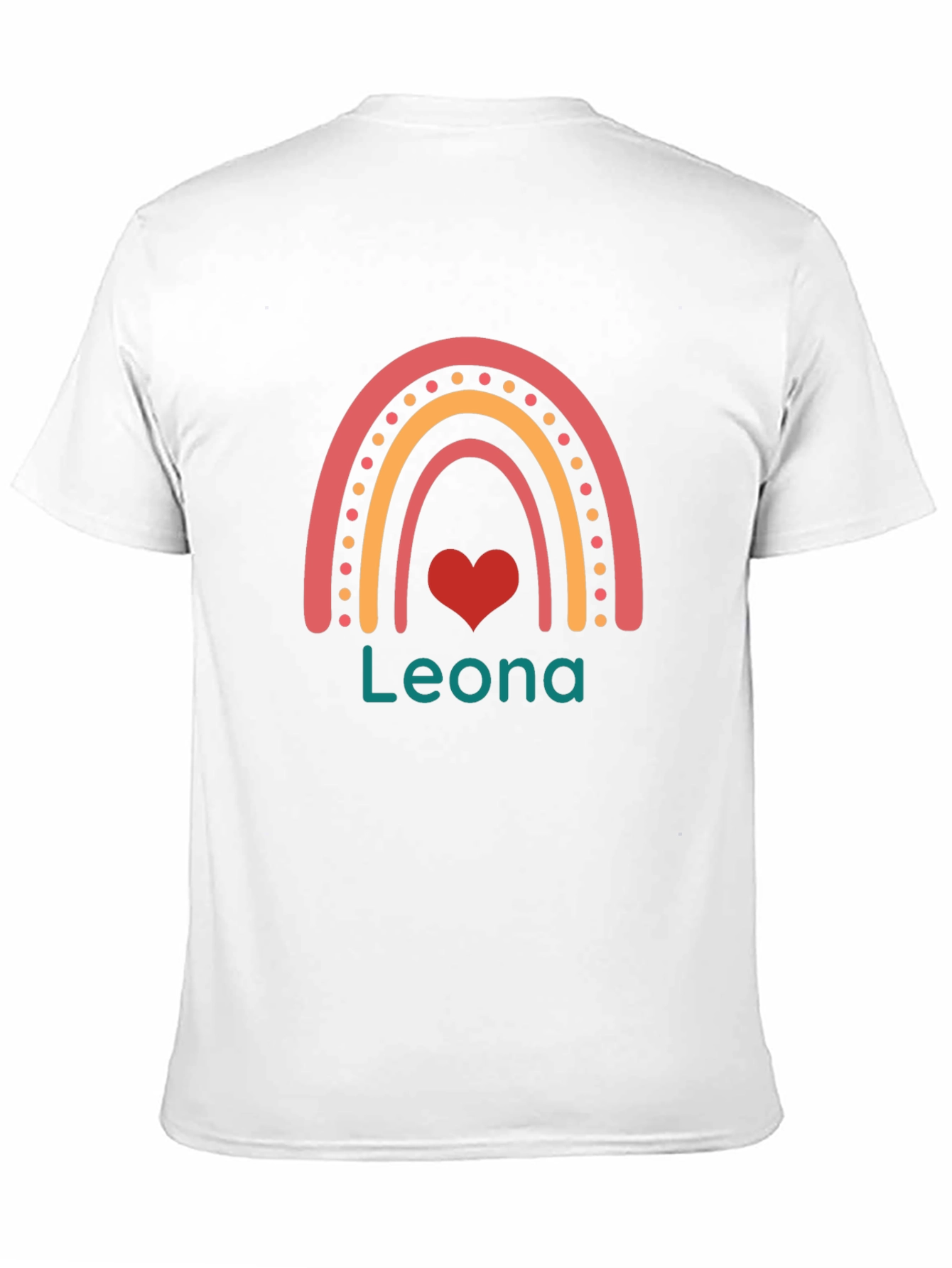 Leona Rainbow Heart Graphic Tee