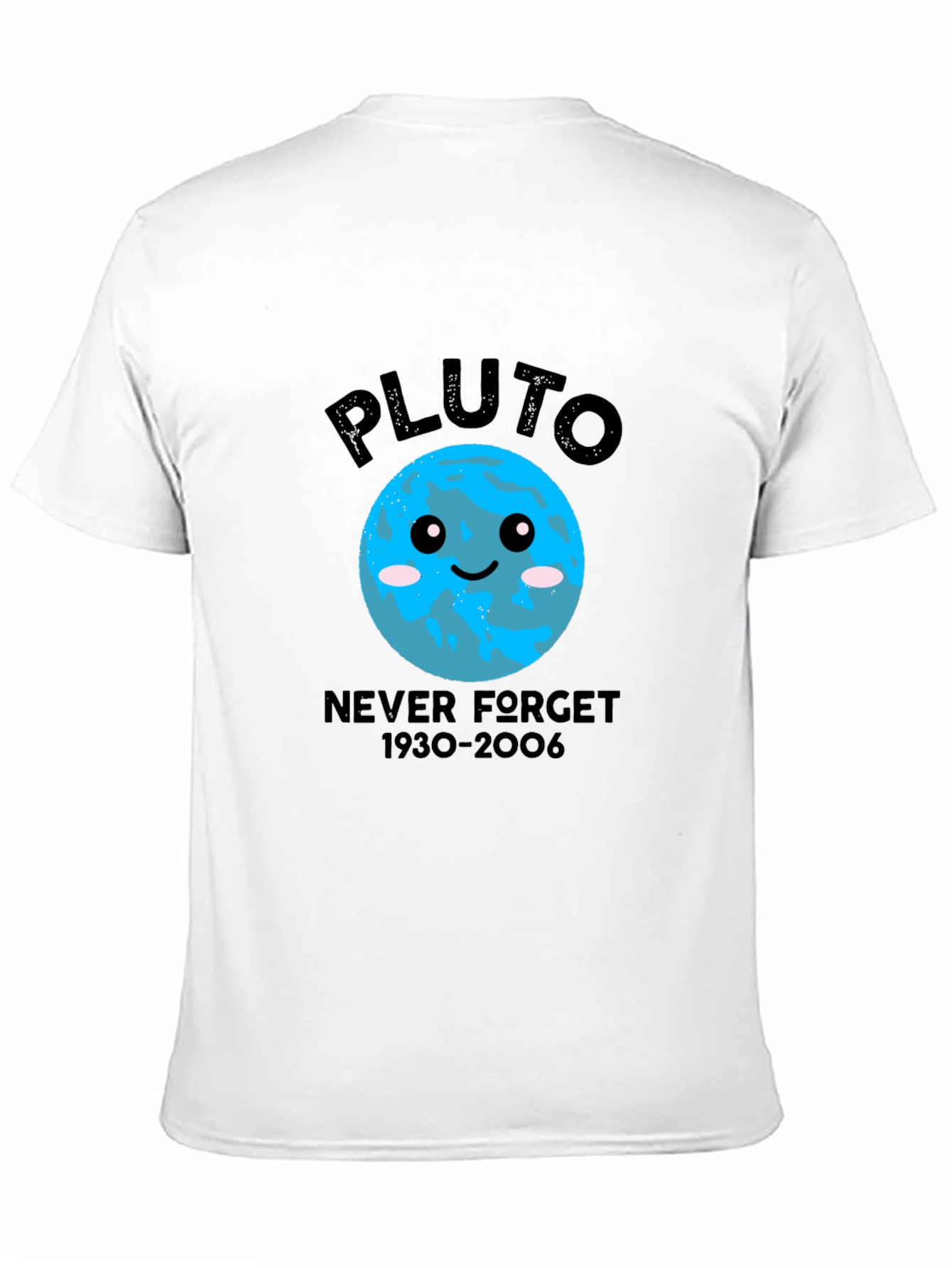 Pluto Never Forget Graphic T-Shirt - Black