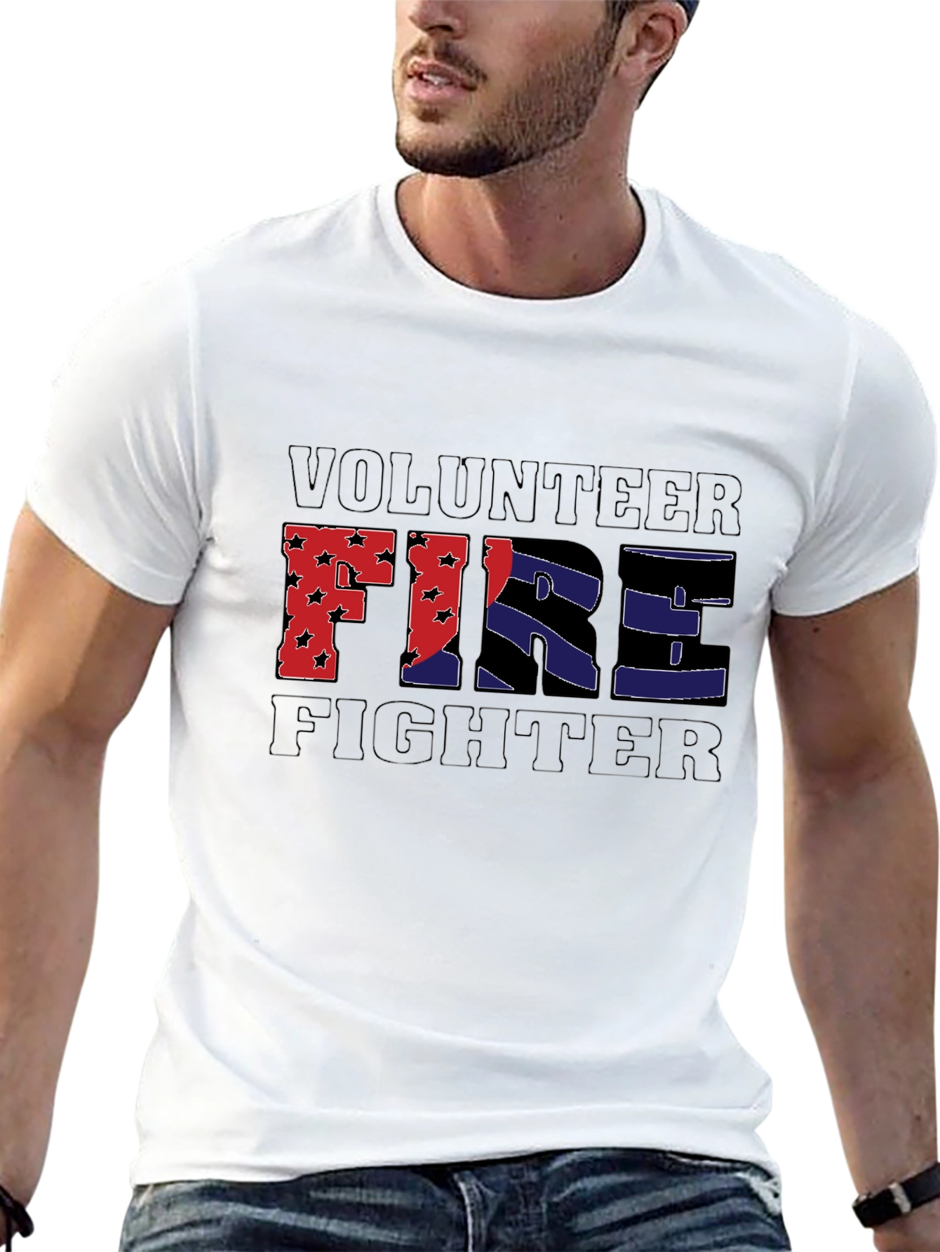 Volunteer Firefighter Graphic Tee