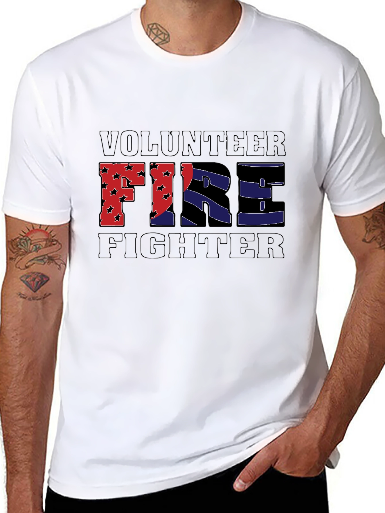 Volunteer Firefighter Graphic Tee