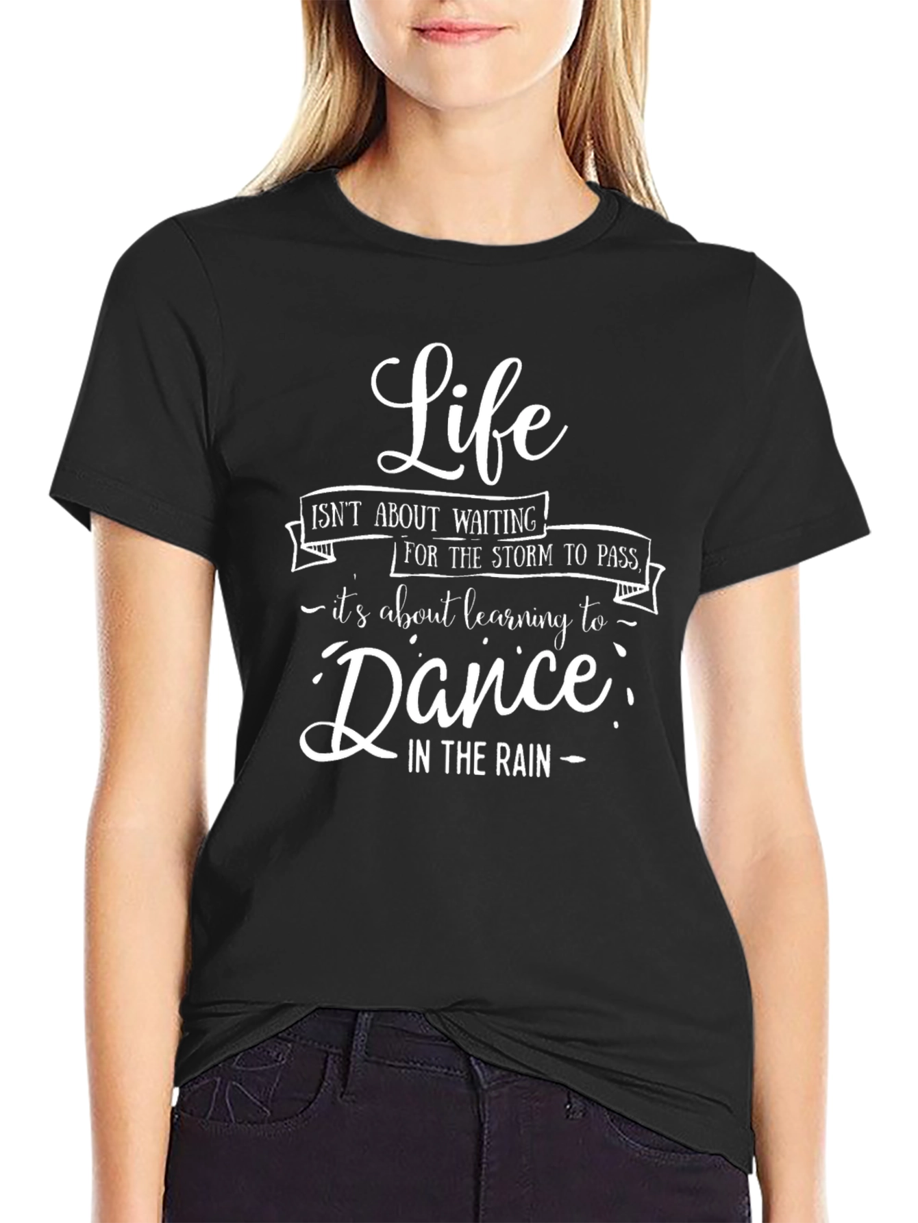 Life Dance in the Rain Graphic Tee