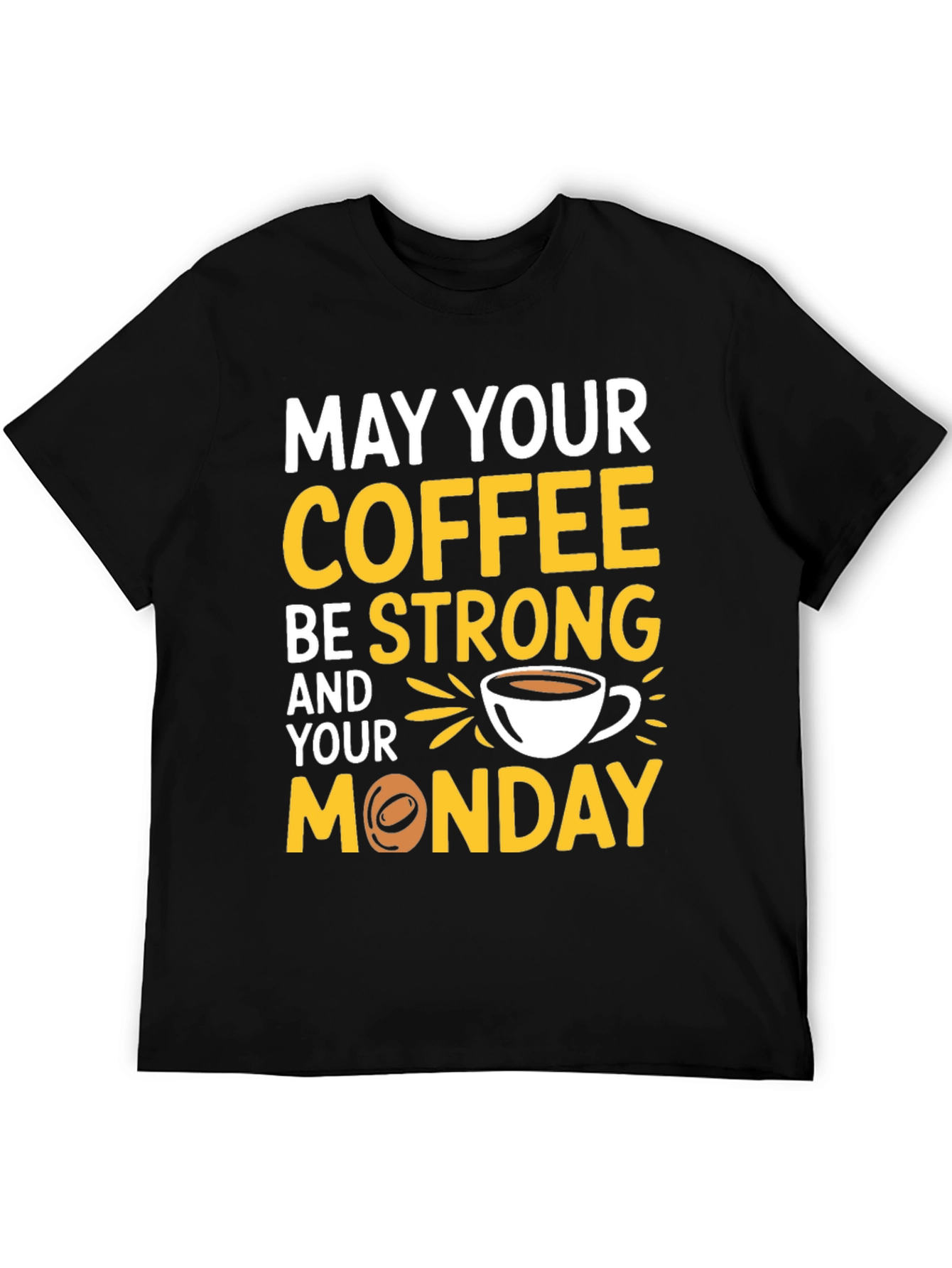 Funny Coffee Monday Graphic T-Shirt