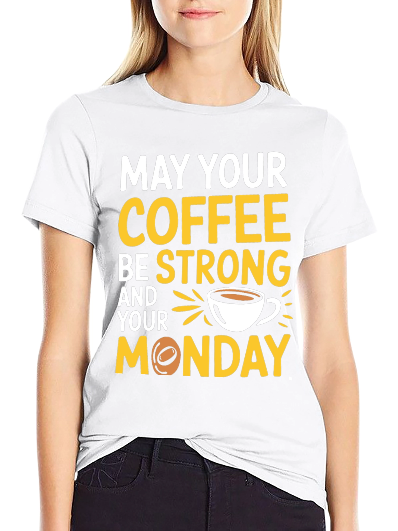Funny Coffee Monday Graphic T-Shirt