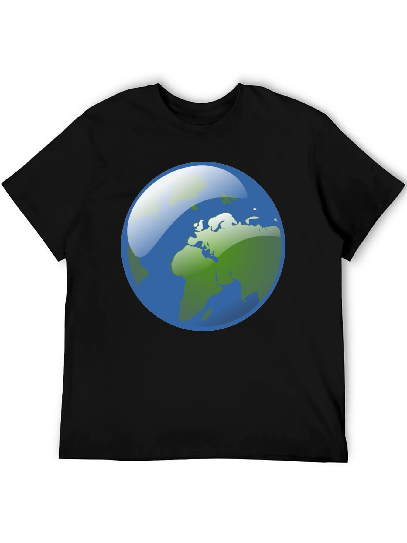 Earth Graphic Black T-Shirt