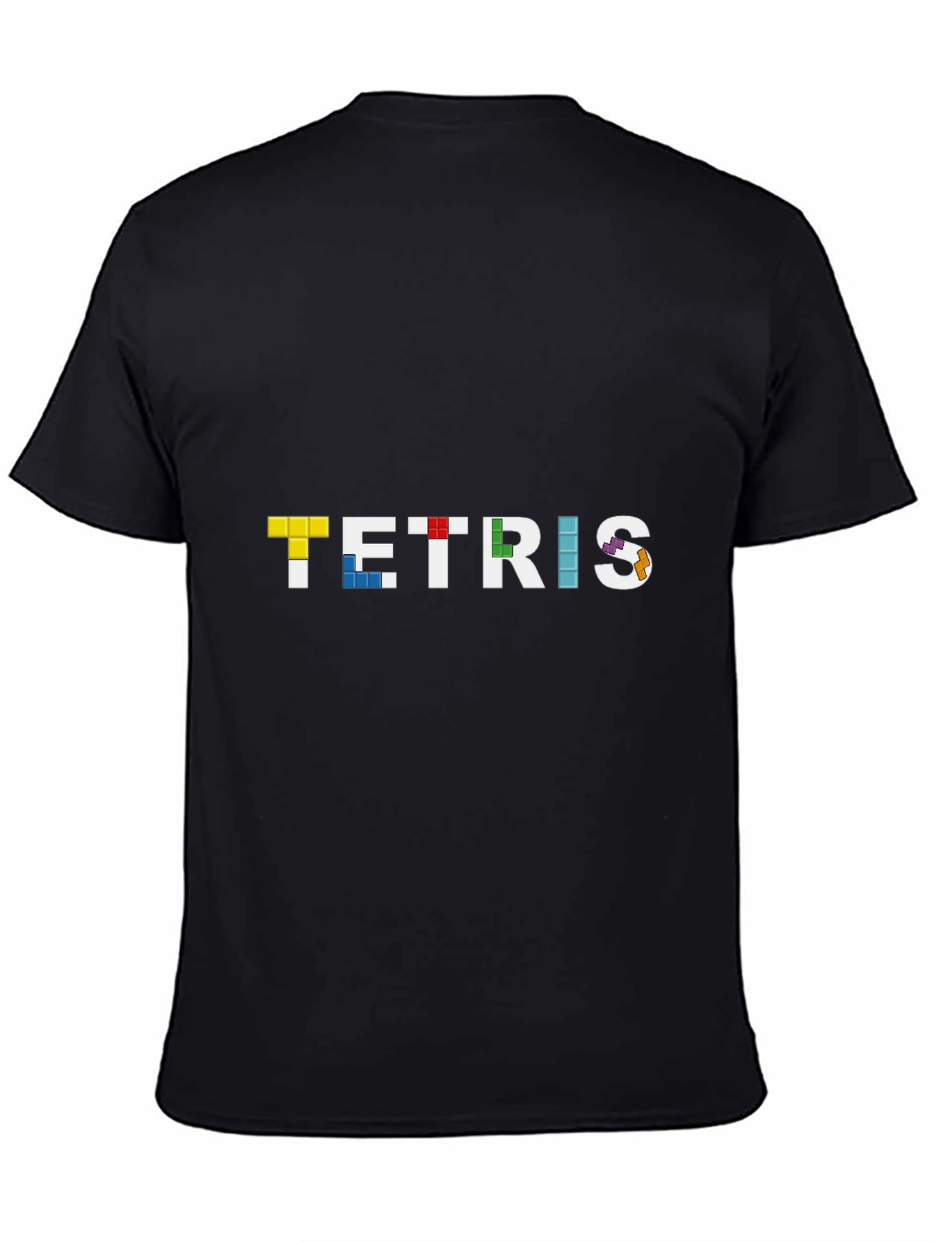 Tetris T-Shirt - Classic Game Black Tee