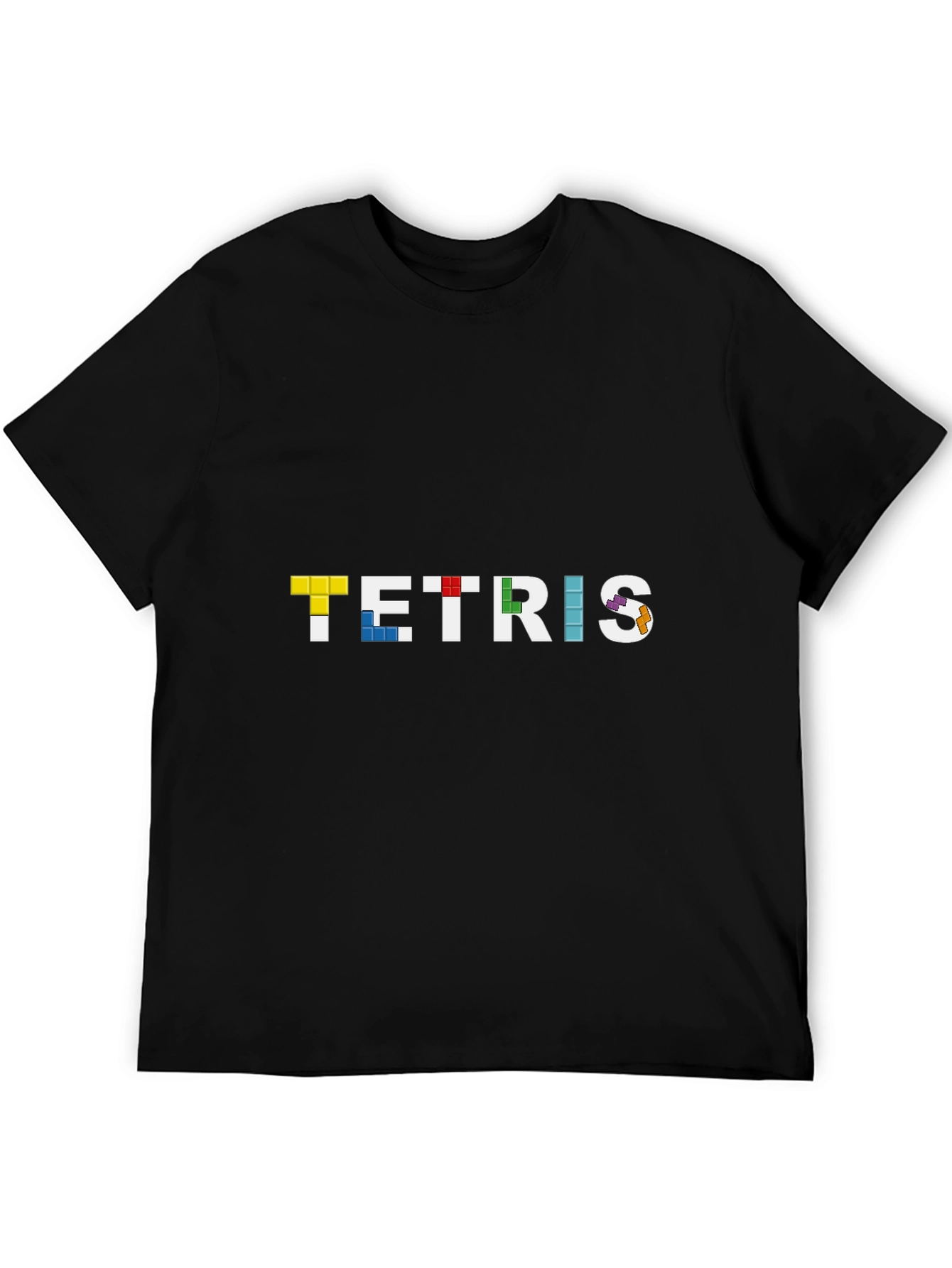 Tetris T-Shirt - Classic Game Black Tee