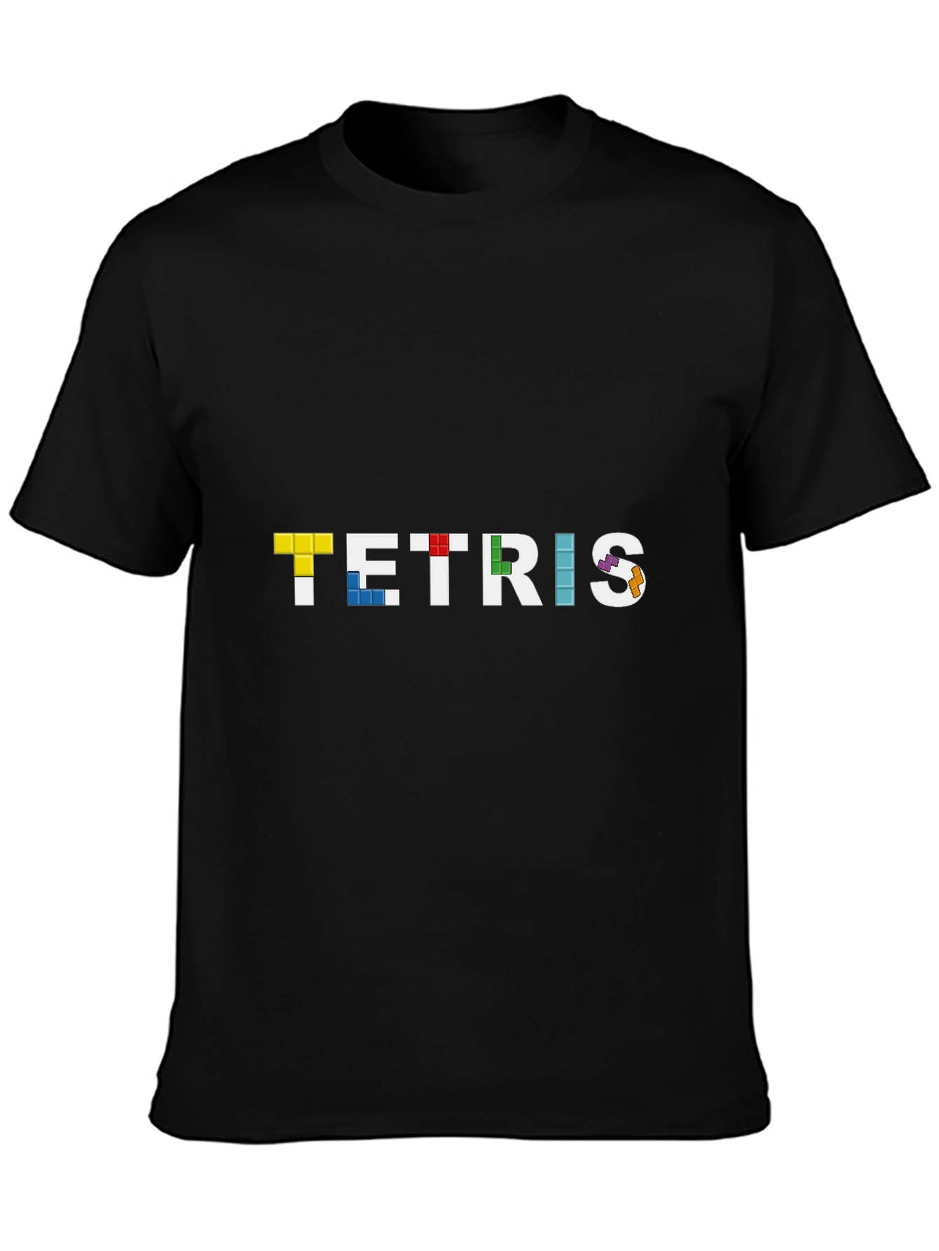 Tetris T-Shirt - Classic Game Black Tee