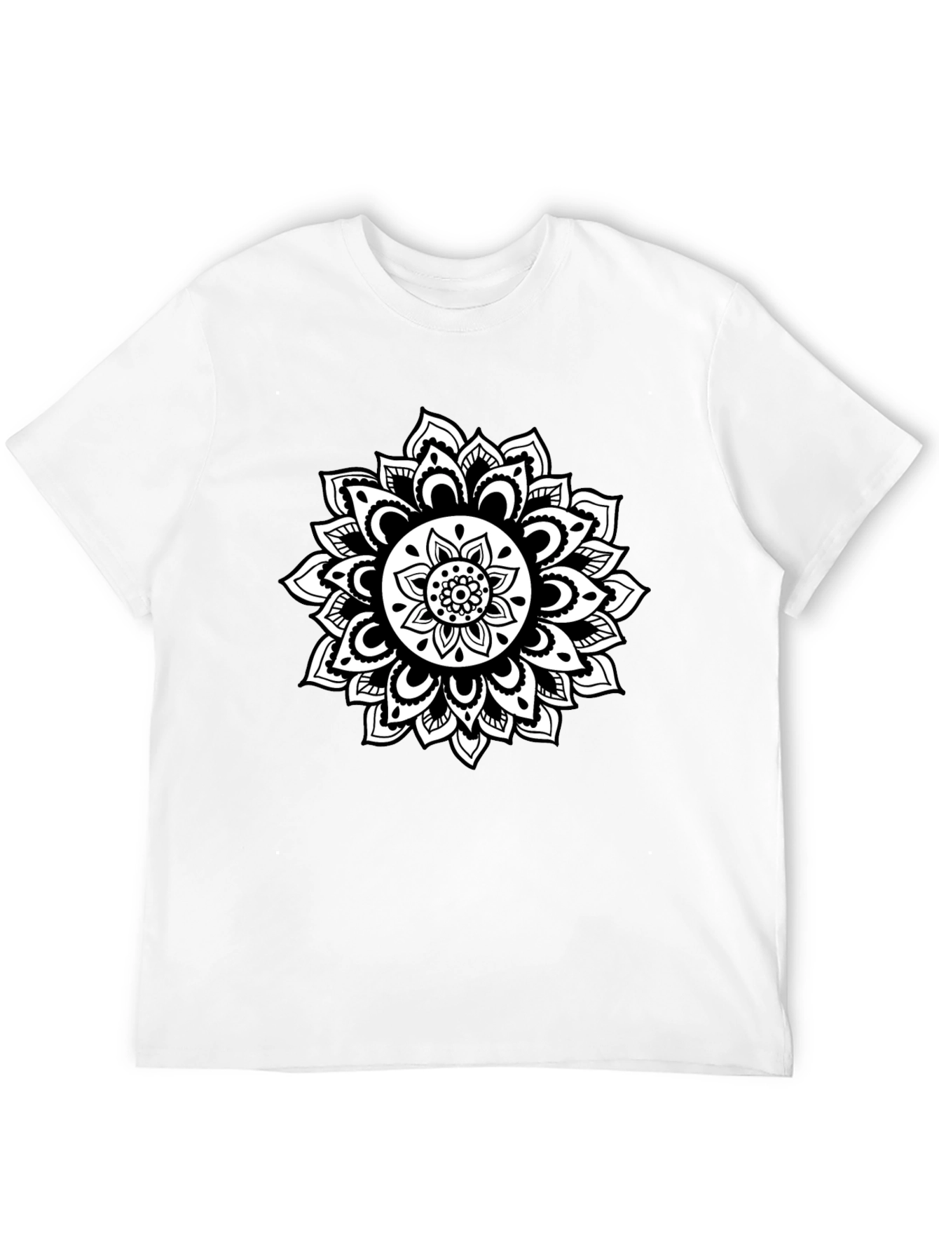 Black Mandala Graphic Tee