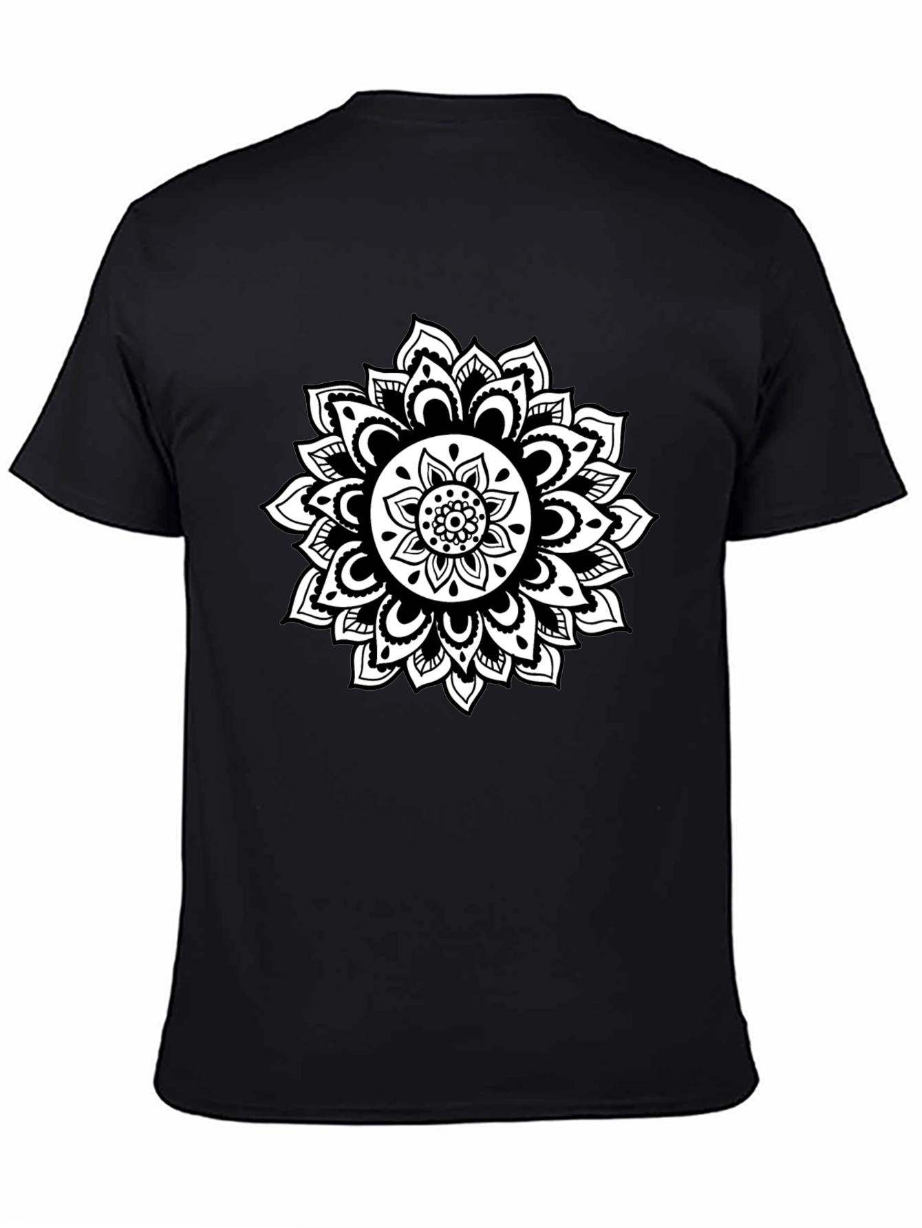 Black Mandala Graphic Tee