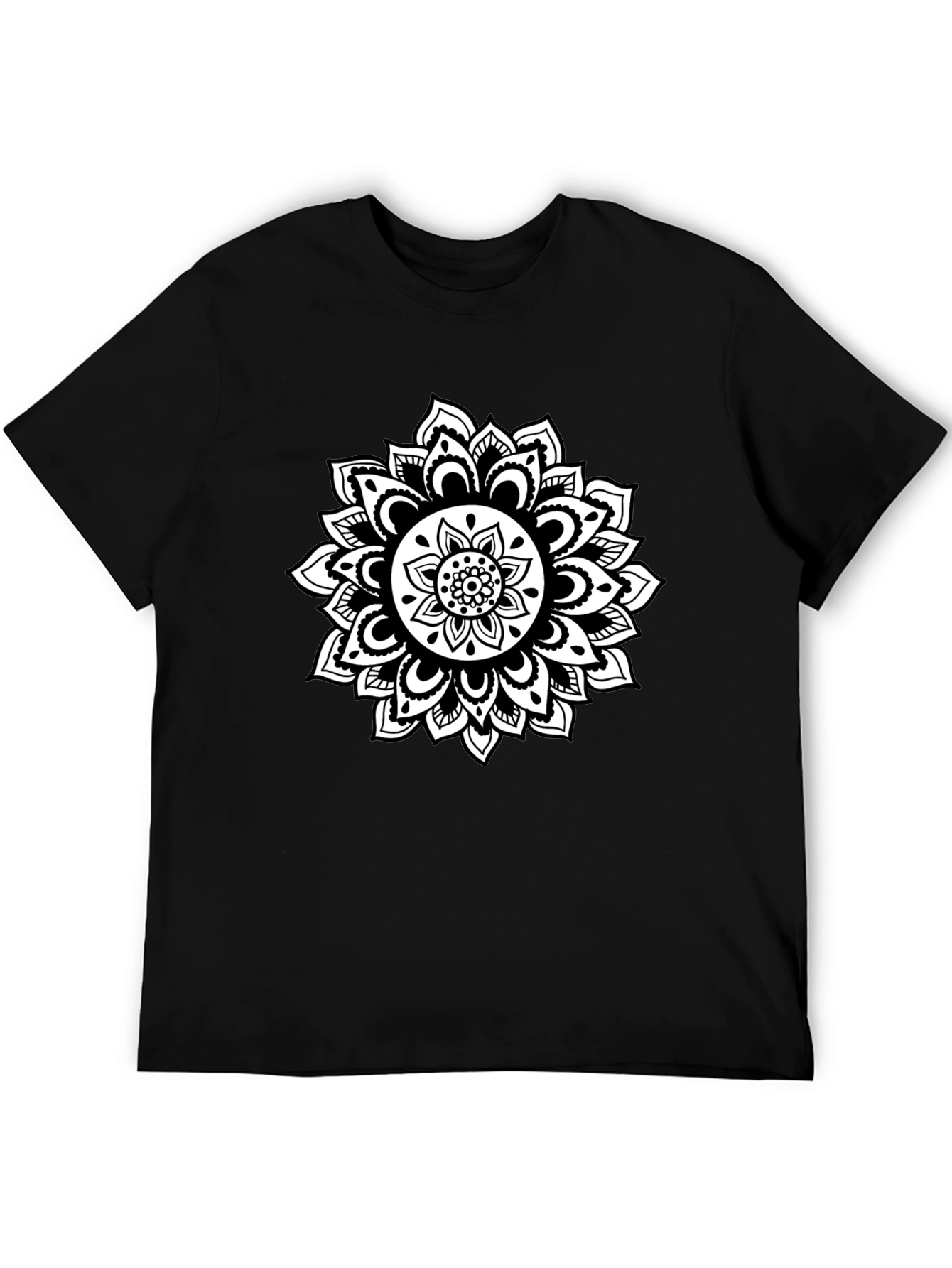 Black Mandala Graphic Tee