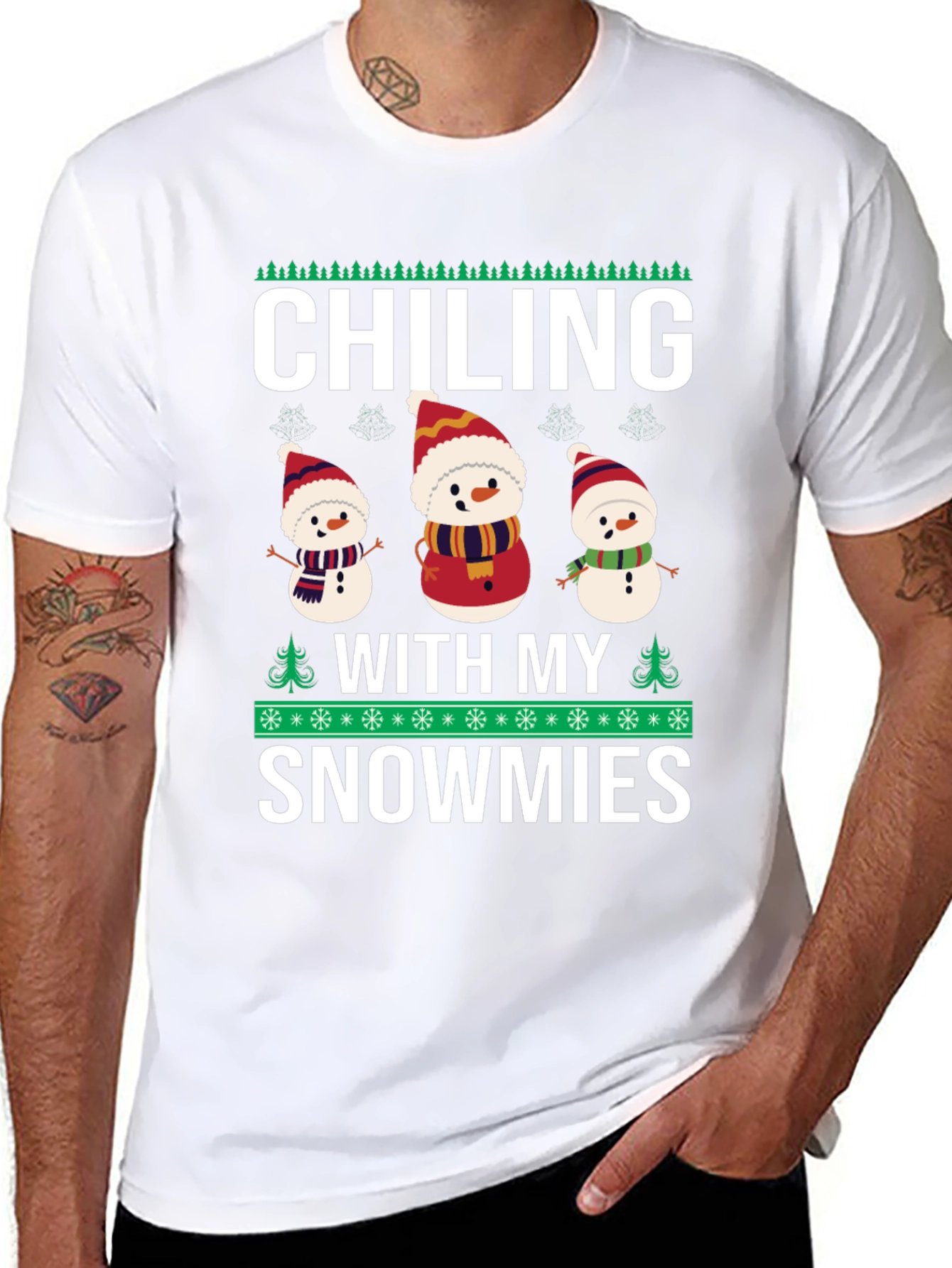 Chilling With My Snowmies T-Shirt