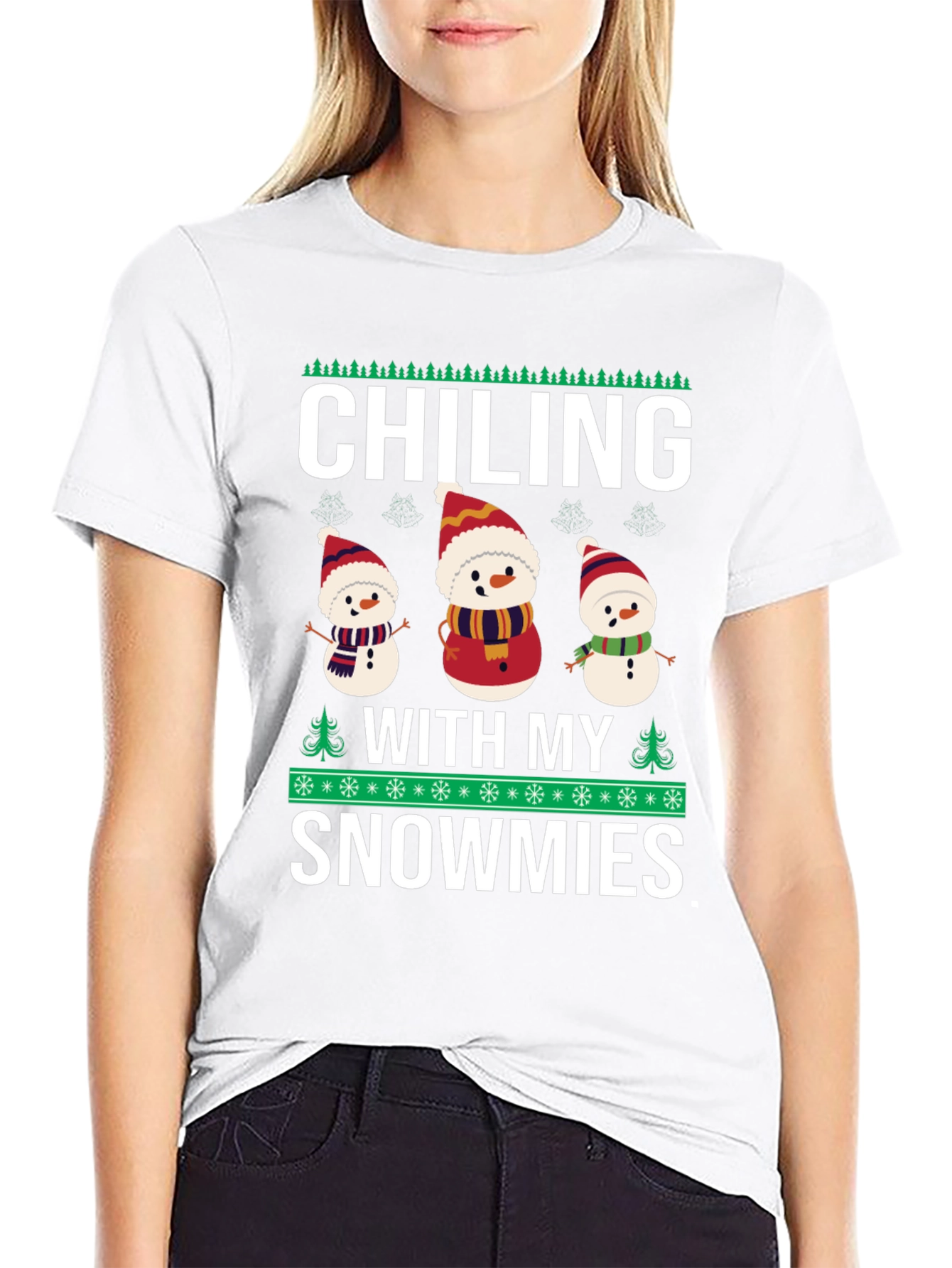 Chilling With My Snowmies T-Shirt