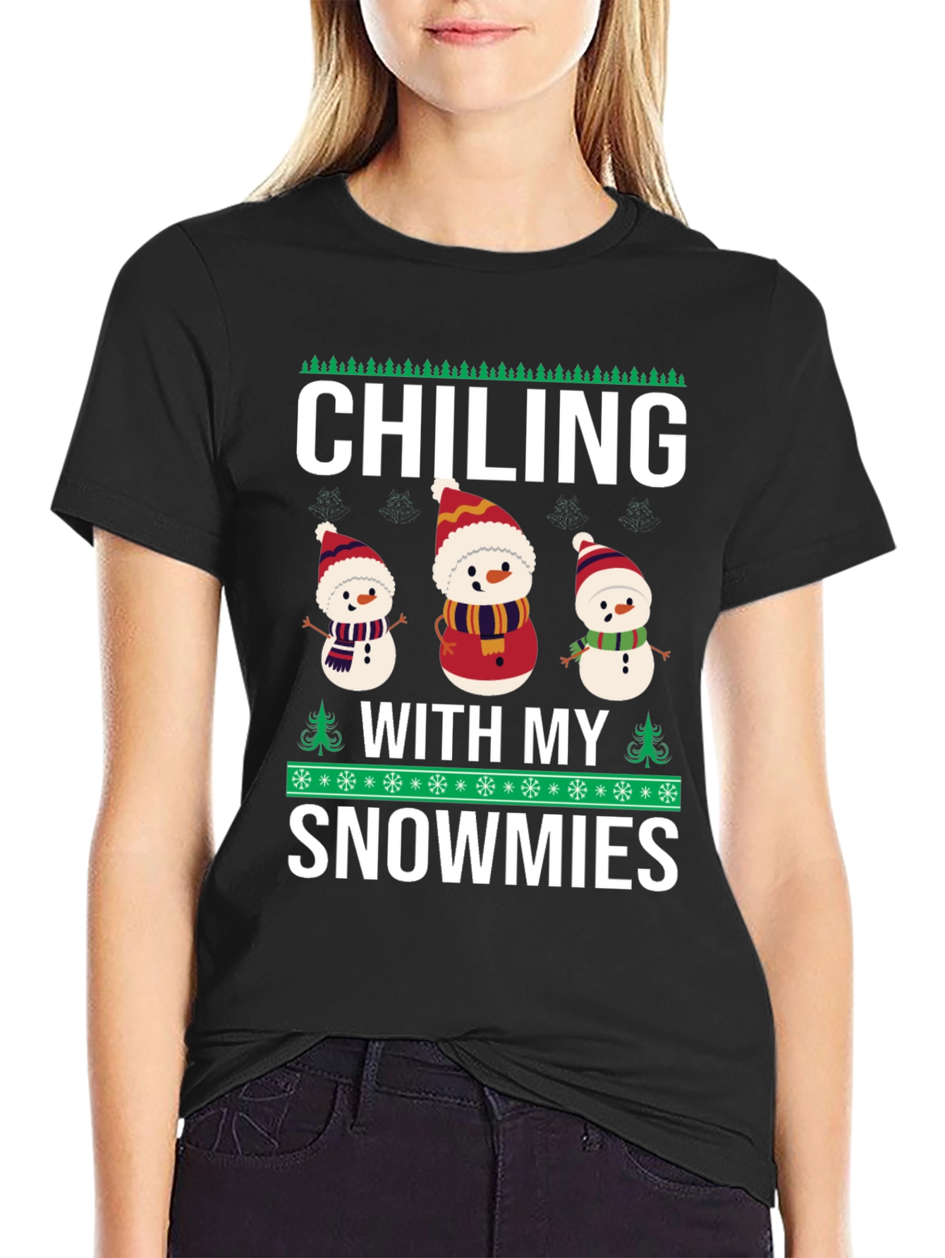Chilling With My Snowmies T-Shirt