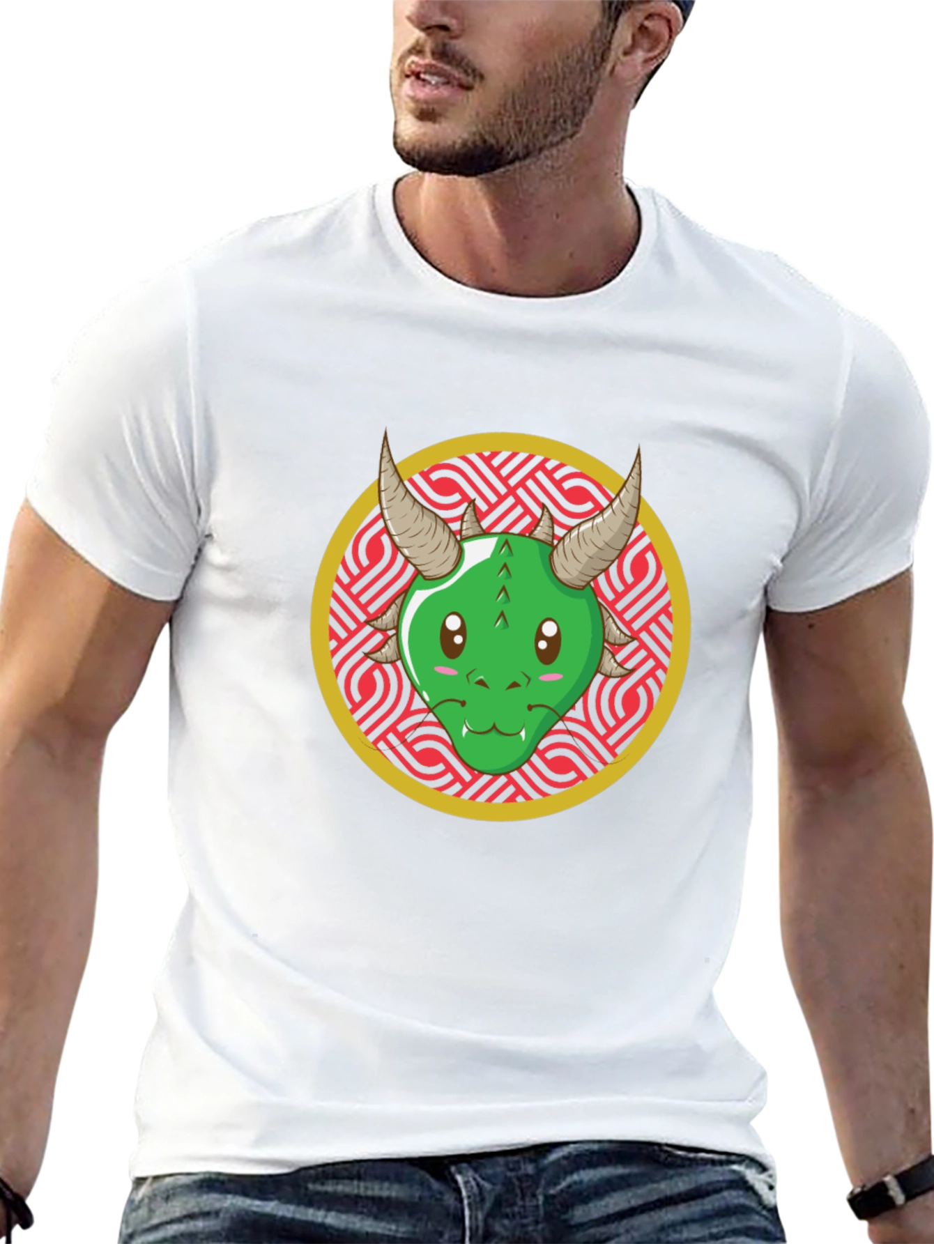 Kawaii Dragon T-Shirt - Black Graphic Tee