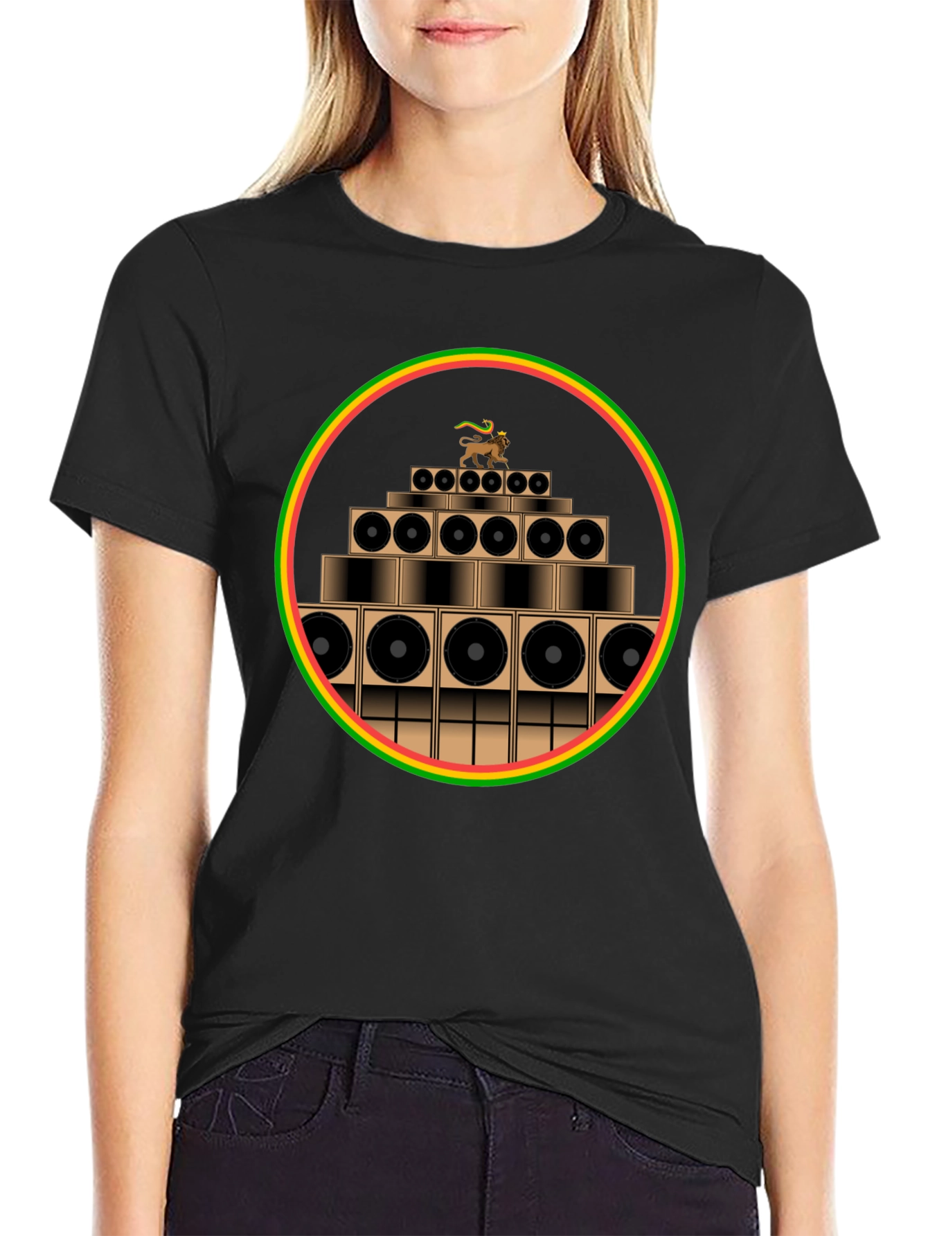 Rasta Sound System Graphic T-Shirt