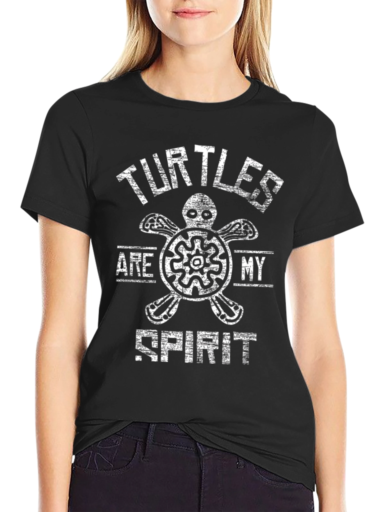 Turtles Are My Spirit T-Shirt - Black