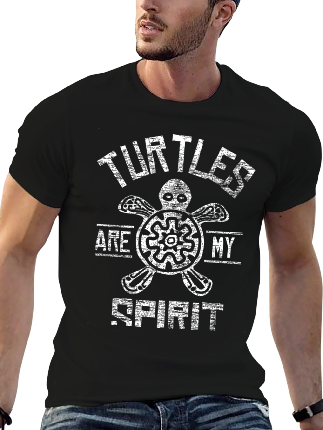 Turtles Are My Spirit T-Shirt - Black