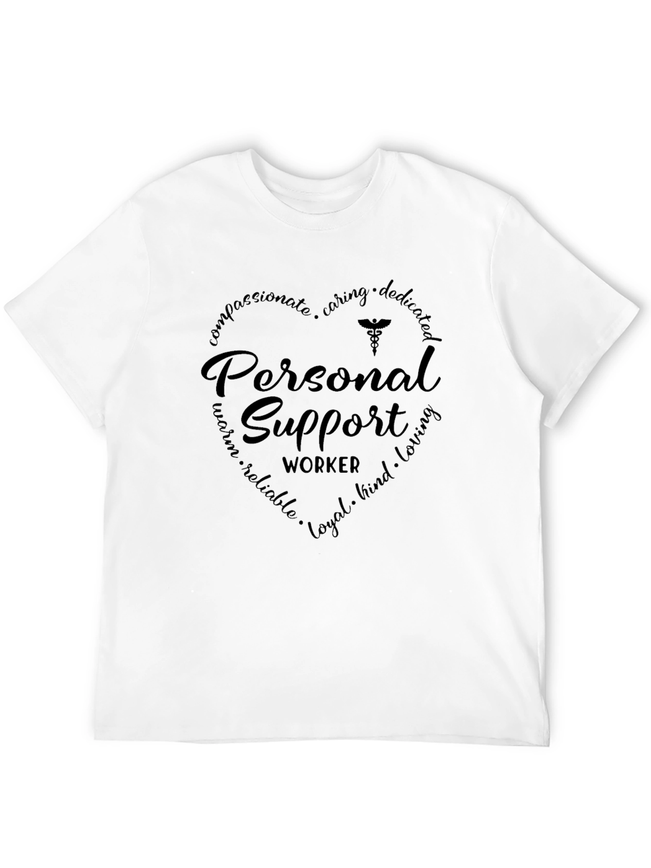 Personal Support Worker Heart T-Shirt