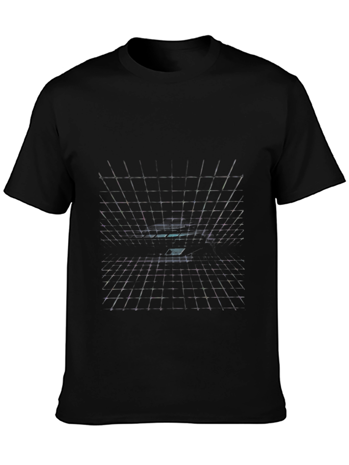 Gridscape Black Tee