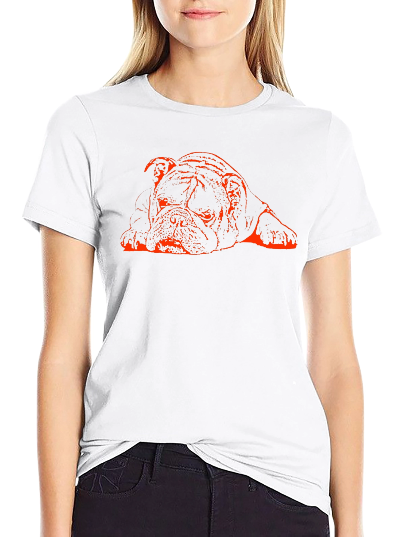 Bulldog Graphic T-Shirt - Stylish & Comfortable